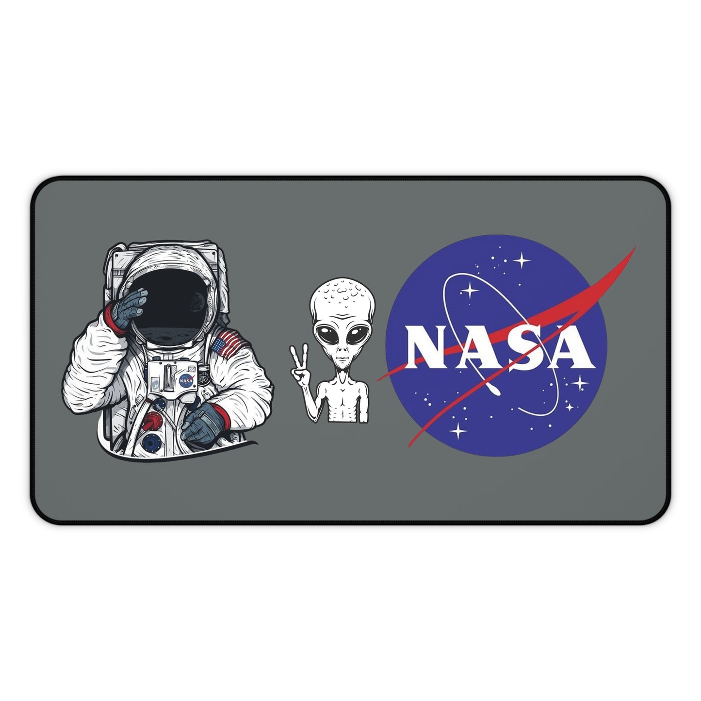 Nasa Mouse Pad Dark Grey