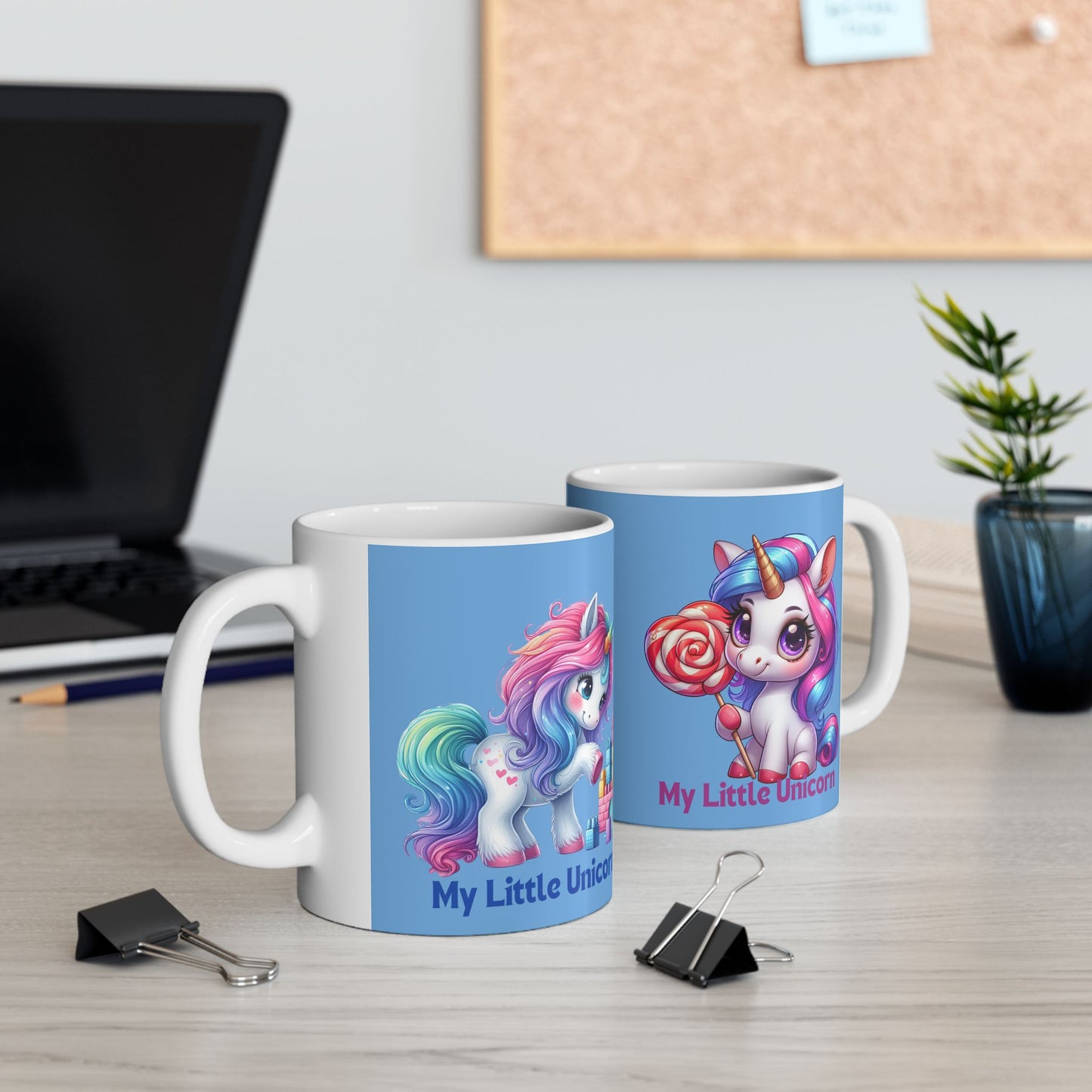My Little Unicorn Princess Mug 11-15 Ounces Light Blue