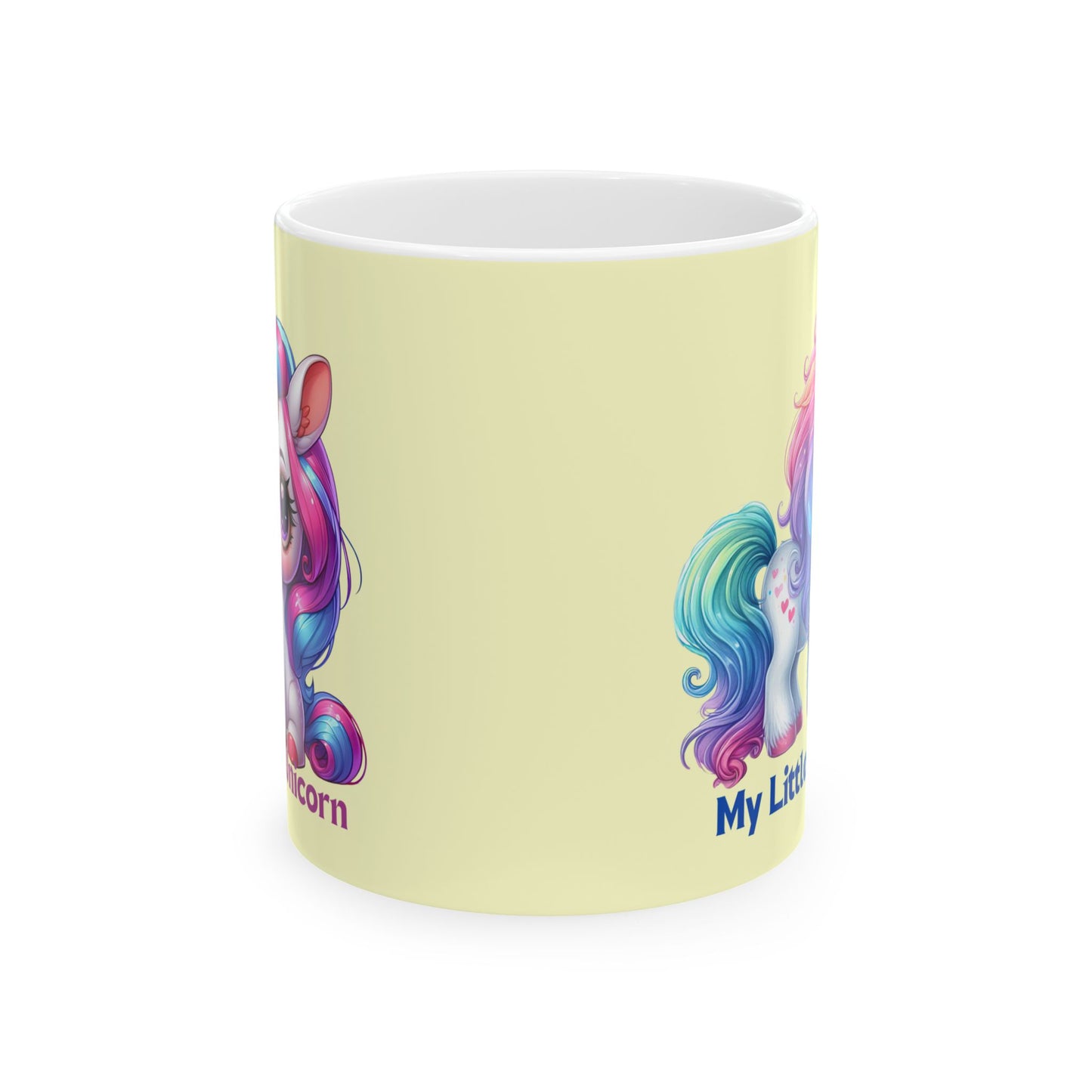 My Little Unicorn Castle Mug 11-15 Ounces Yellow