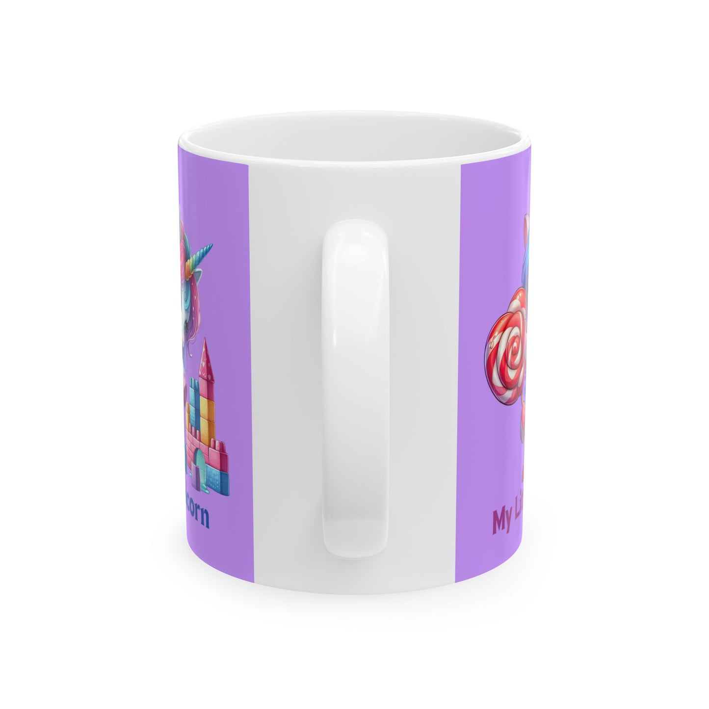 My Little Unicorn Castle Mug 11-15 Ounces Purple