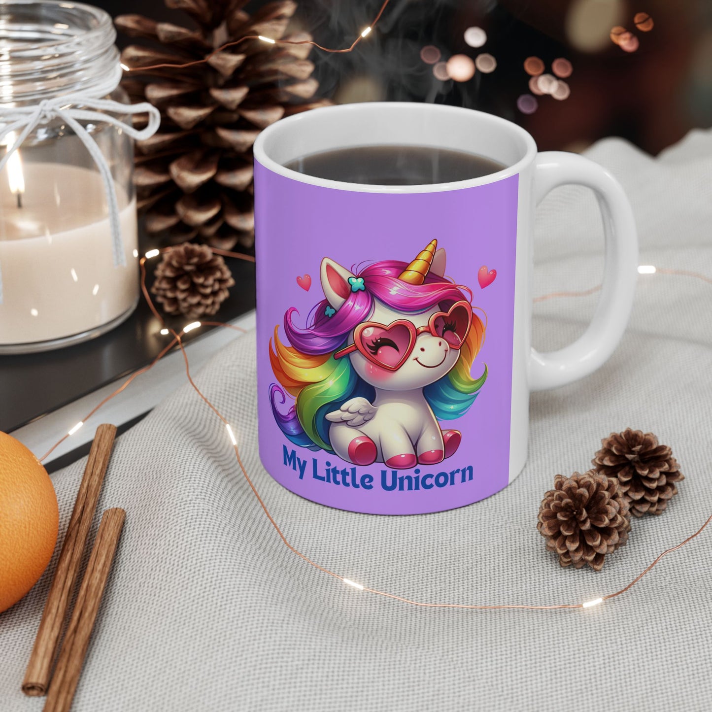 My Little Unicorn Princess Mug 11-15 Ounces Purple