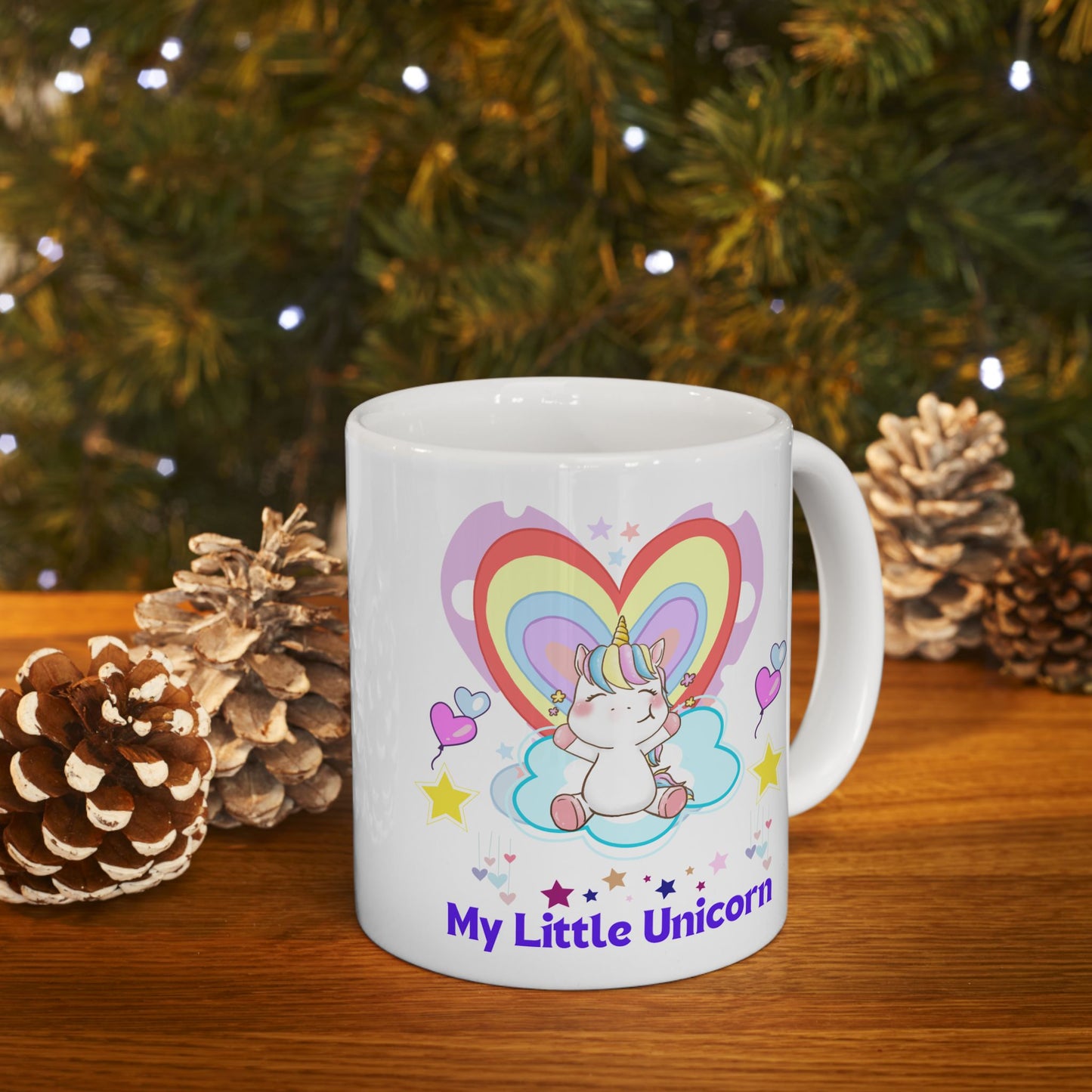 My Little Unicorn Love Mug 11-15 Ounces White