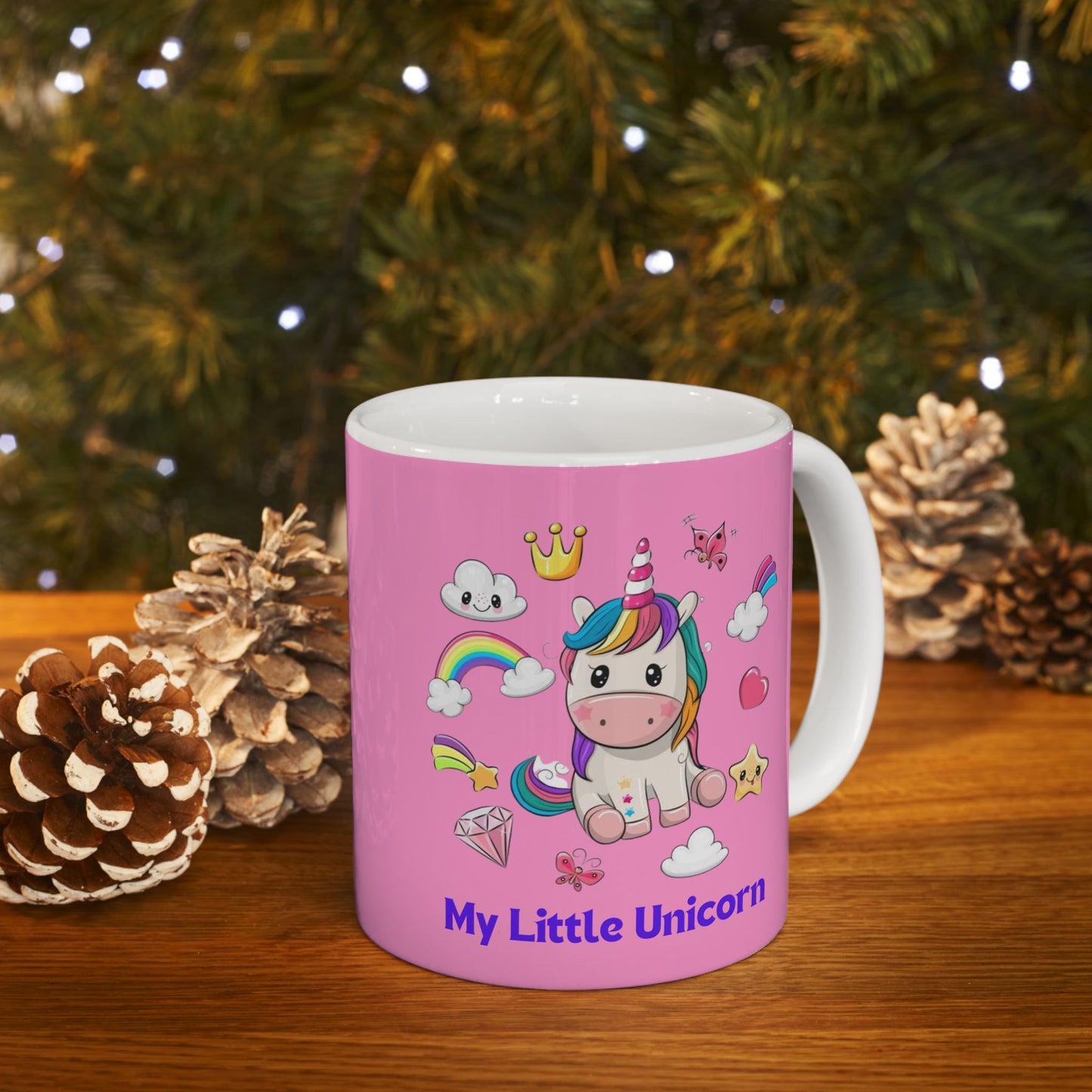 My Little Unicorn Fantasy Mug 11-15 Ounces Pink