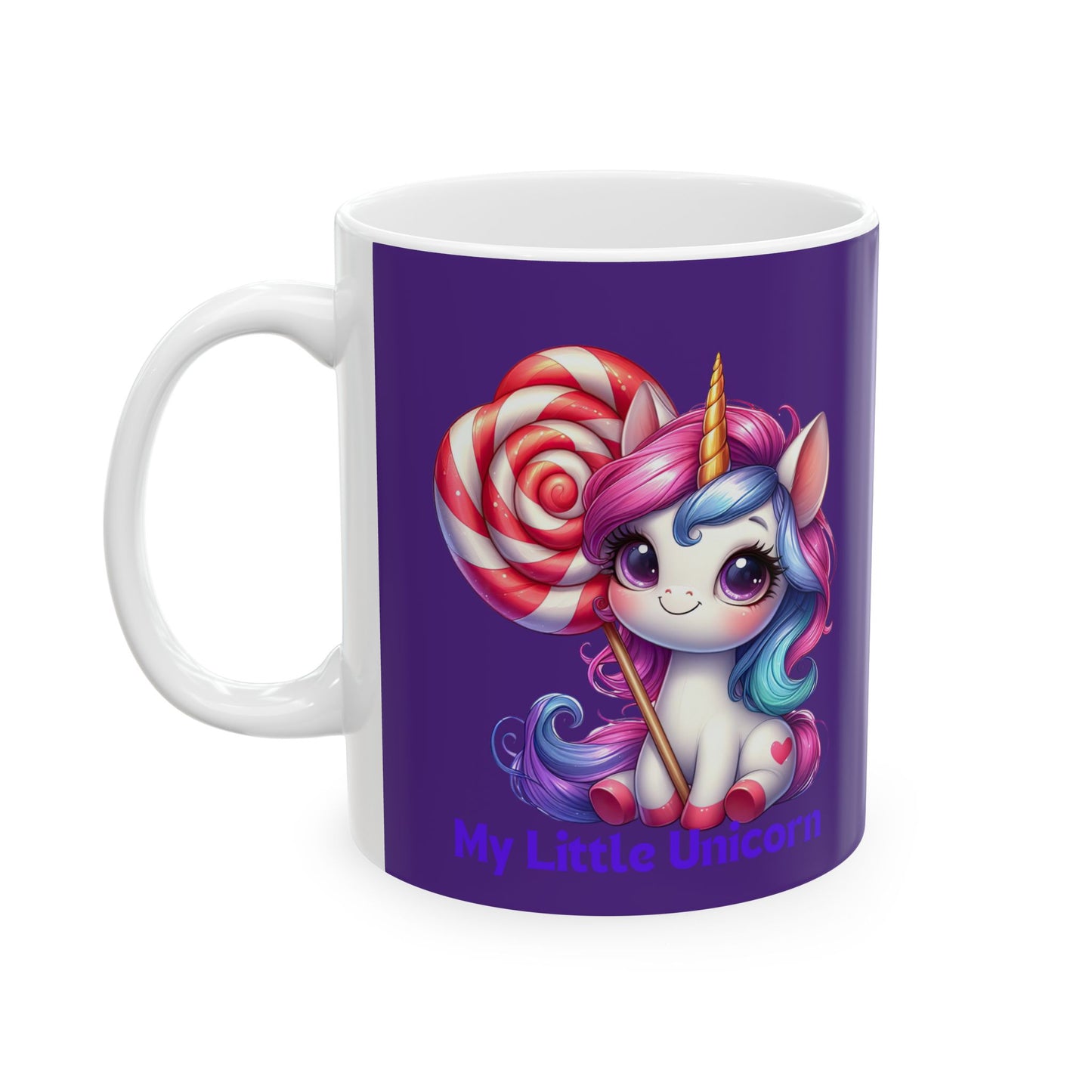 My Little Unicorn Sweet Mug 11-15 Ounces Purple