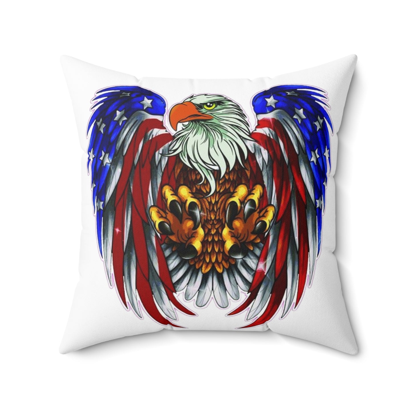 Eagle Usa Spun Polyester Pillow White
