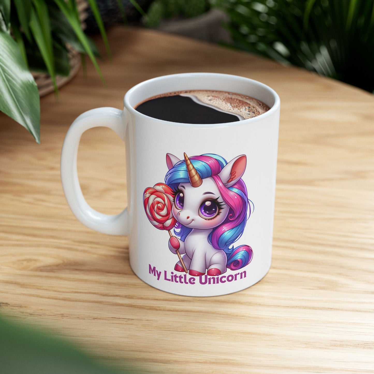 My Little Unicorn Castle Mug 11-15 Ounces White