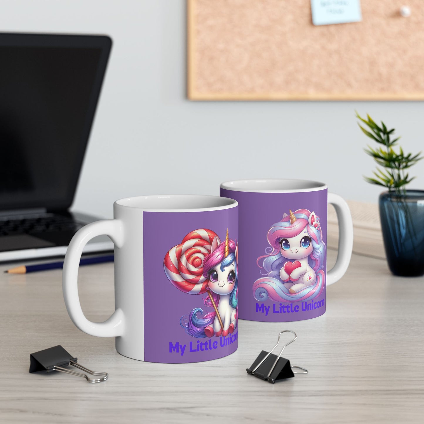 My Little Unicorn Sweet Mug 11-15 Ounces Light Purple