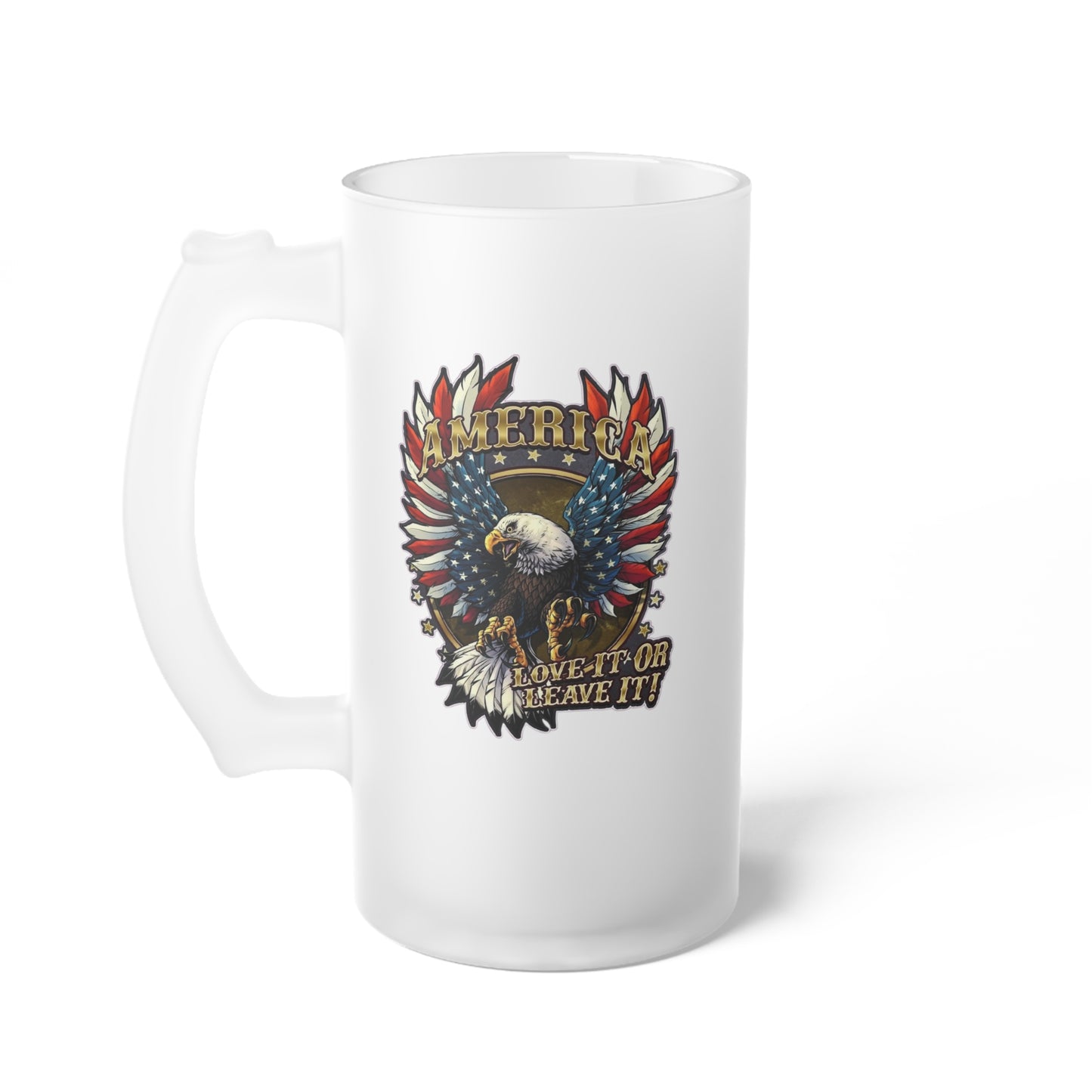 Frosted Glass Beer Mug