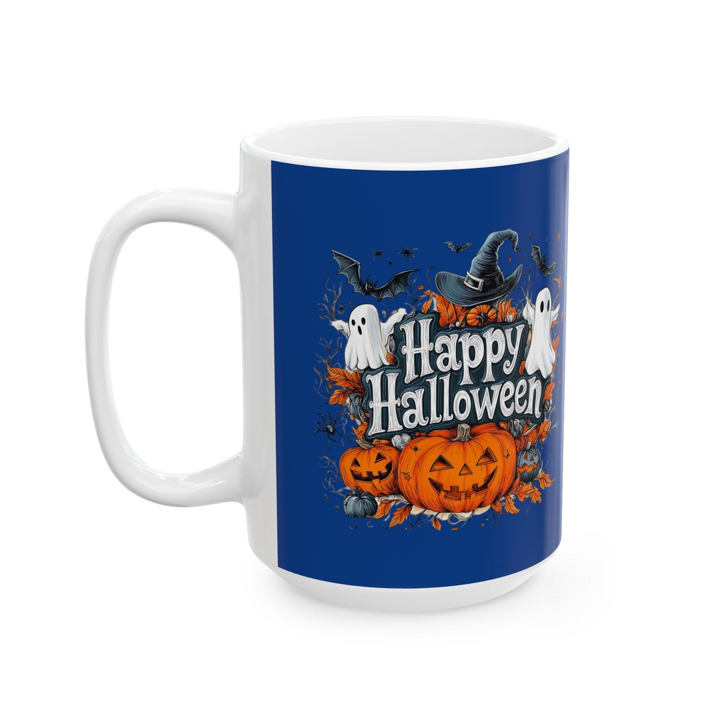 Happy Halloween Mug 11-15 Onces Dark Blue