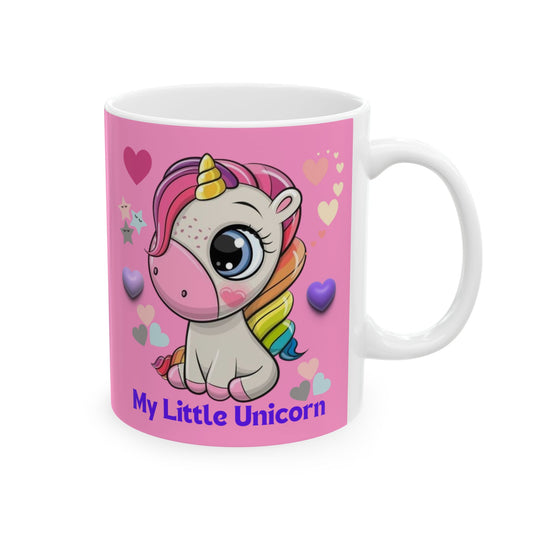 My Little Unicorn Balloons Mug 11-15 Ounces Pink