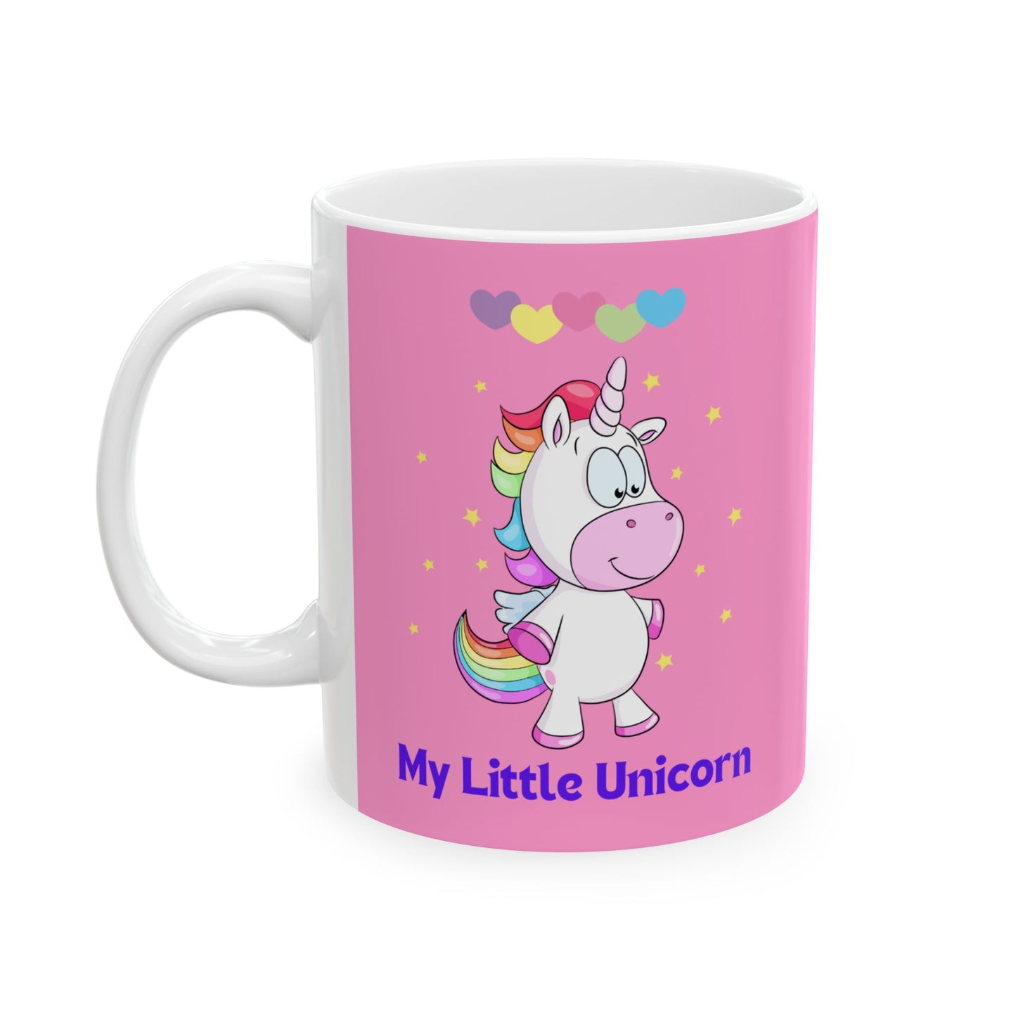 My Little Unicorn Love Mug 11-15 Ounces Pink