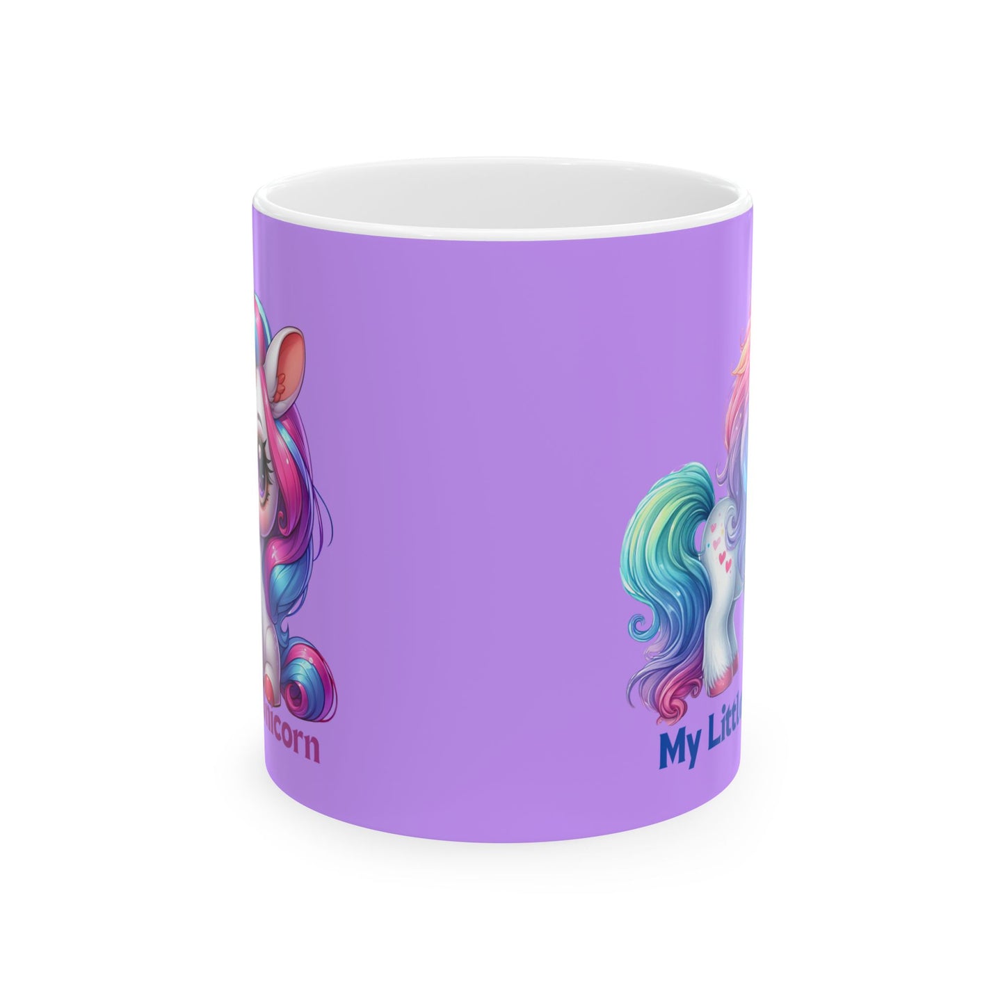 My Little Unicorn Castle Mug 11-15 Ounces Purple