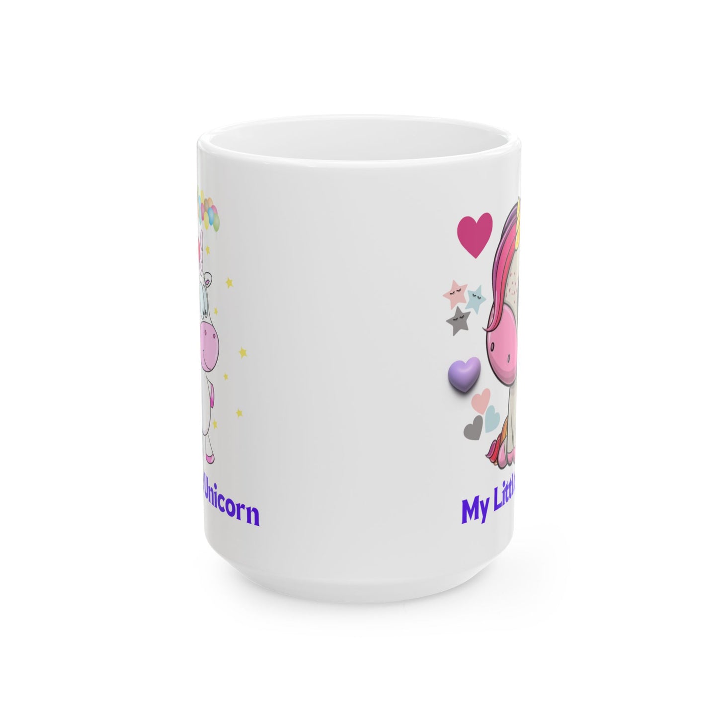 My Little Unicorn Balloons Mug 11-15 Ounces White
