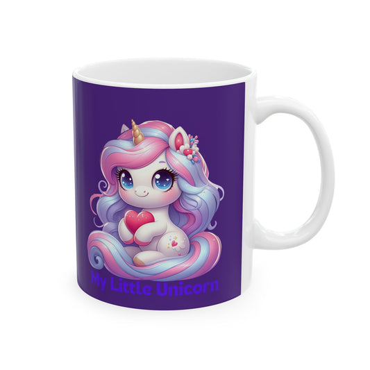 My Little Unicorn Sweet Mug 11-15 Ounces Purple