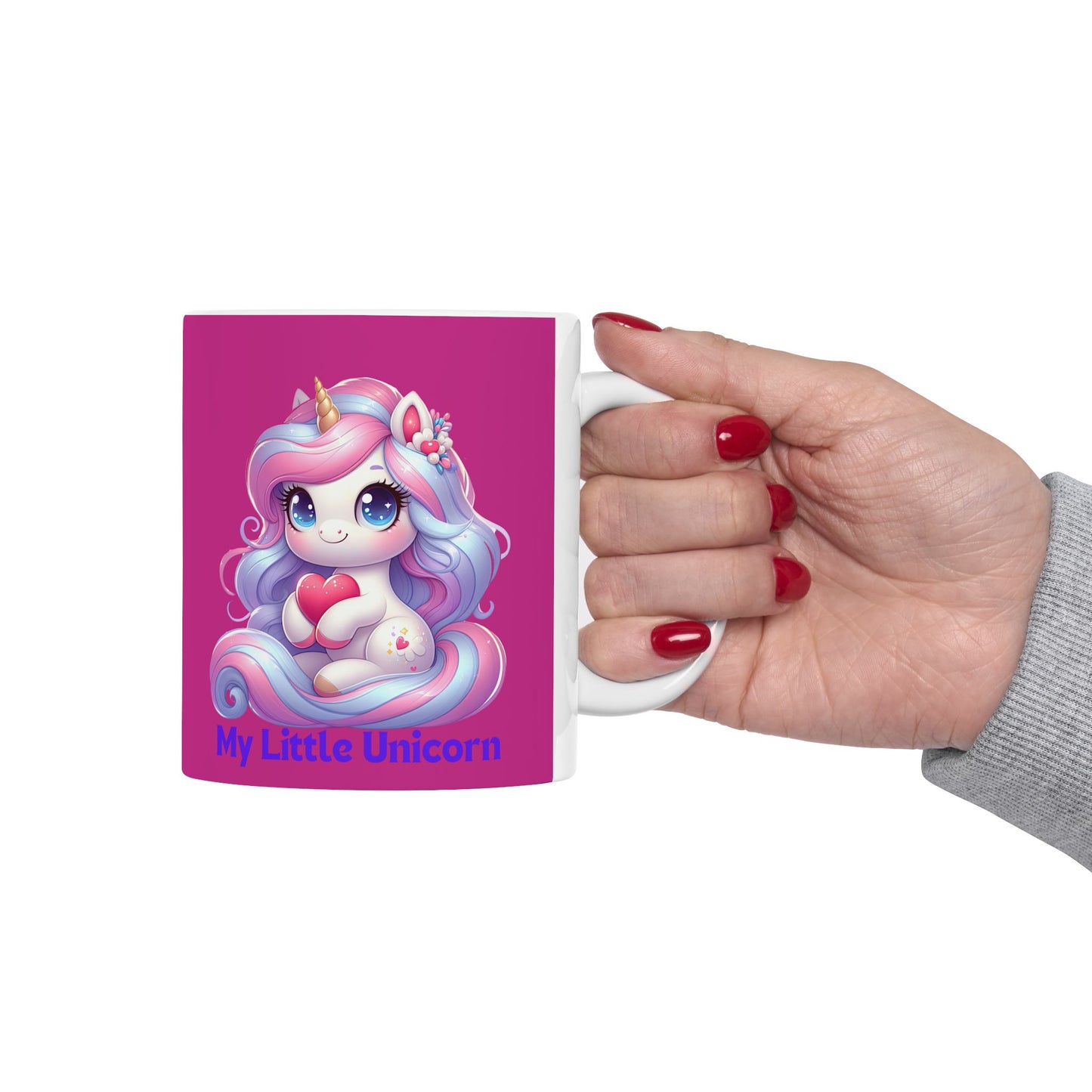 My Little Unicorn Sweet Mug 11-15 Ounces Pink