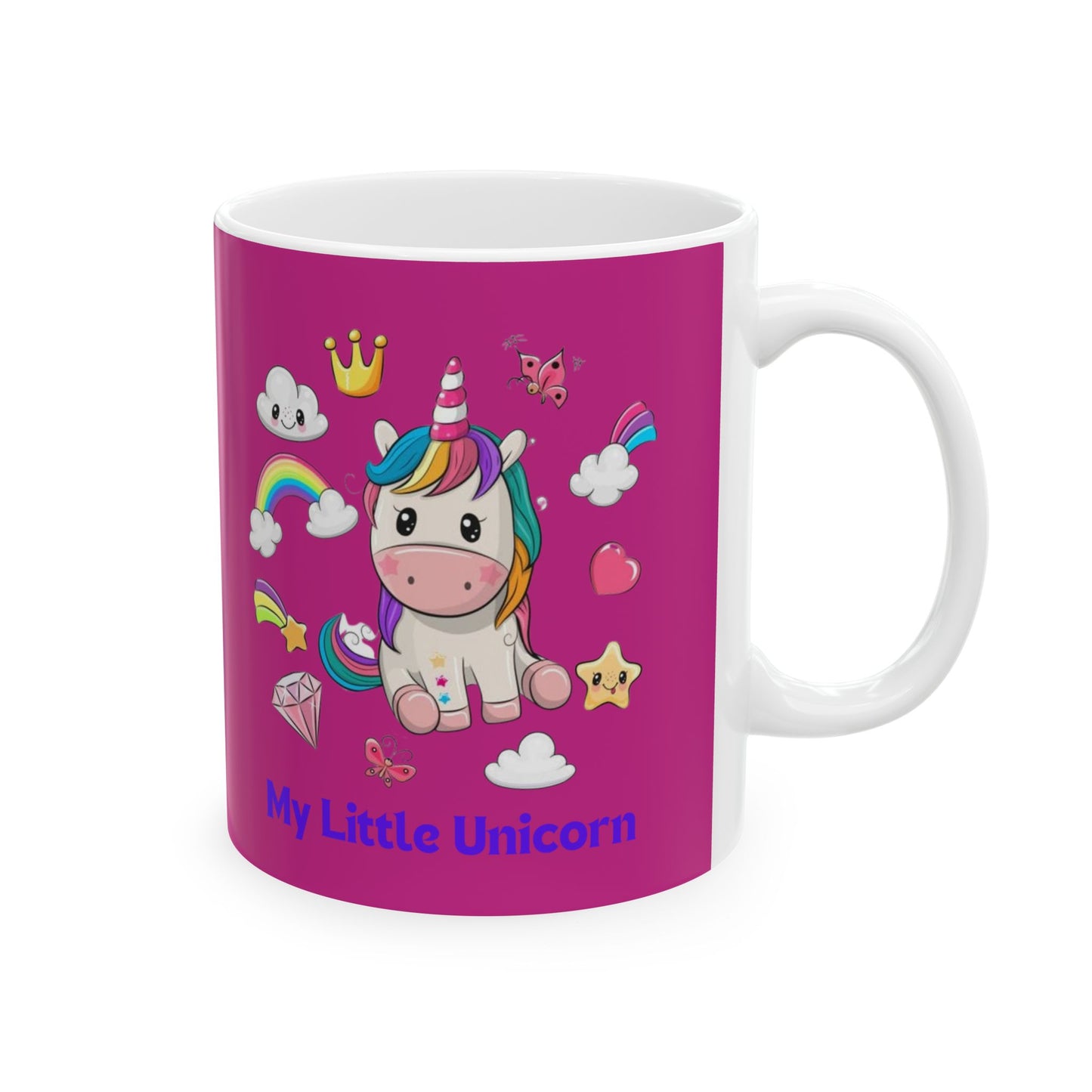 My Little Unicorn Fantasy Mug 11-15 Ounces Pink