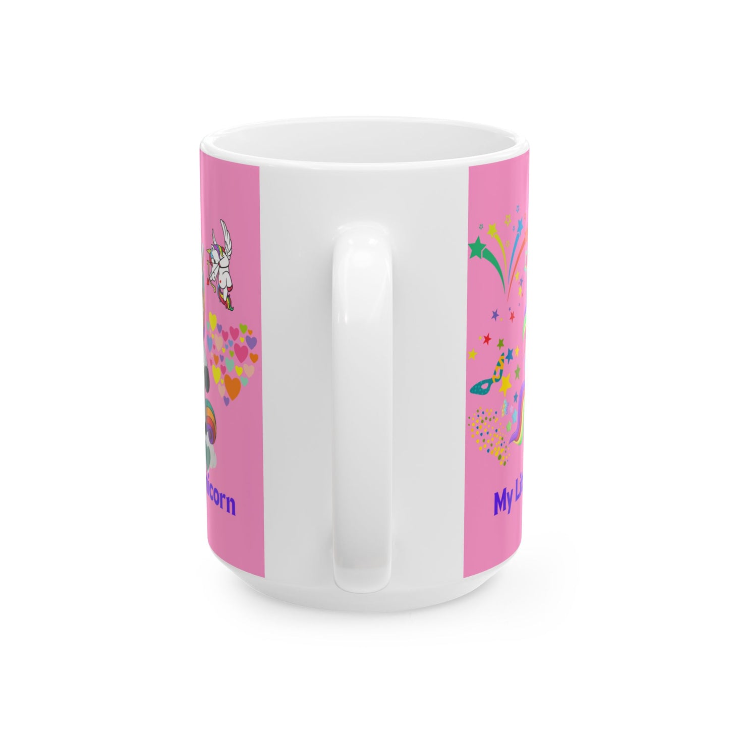 My Little Unicorn Couple Mug 11-15 Ounces Pink