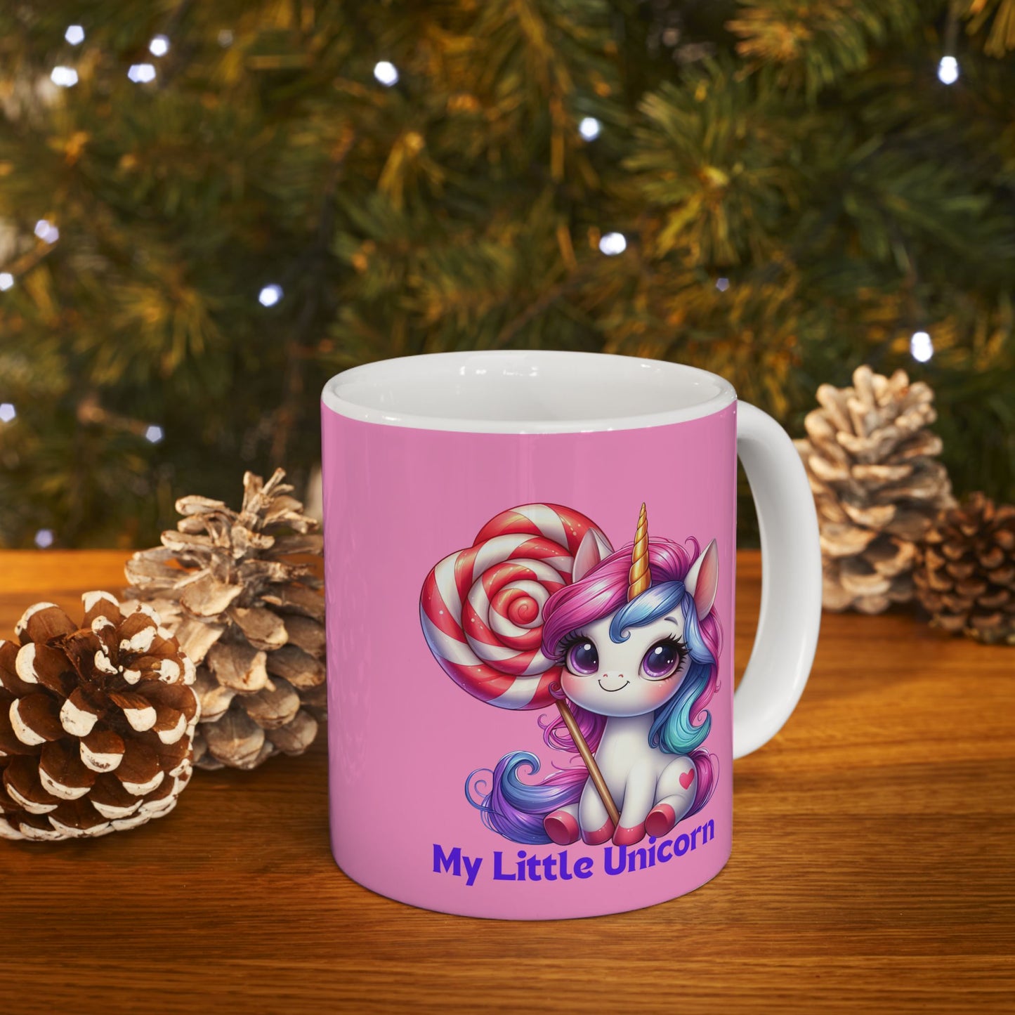 My Little Unicorn Candy Mug 11-15 Ounces Pink