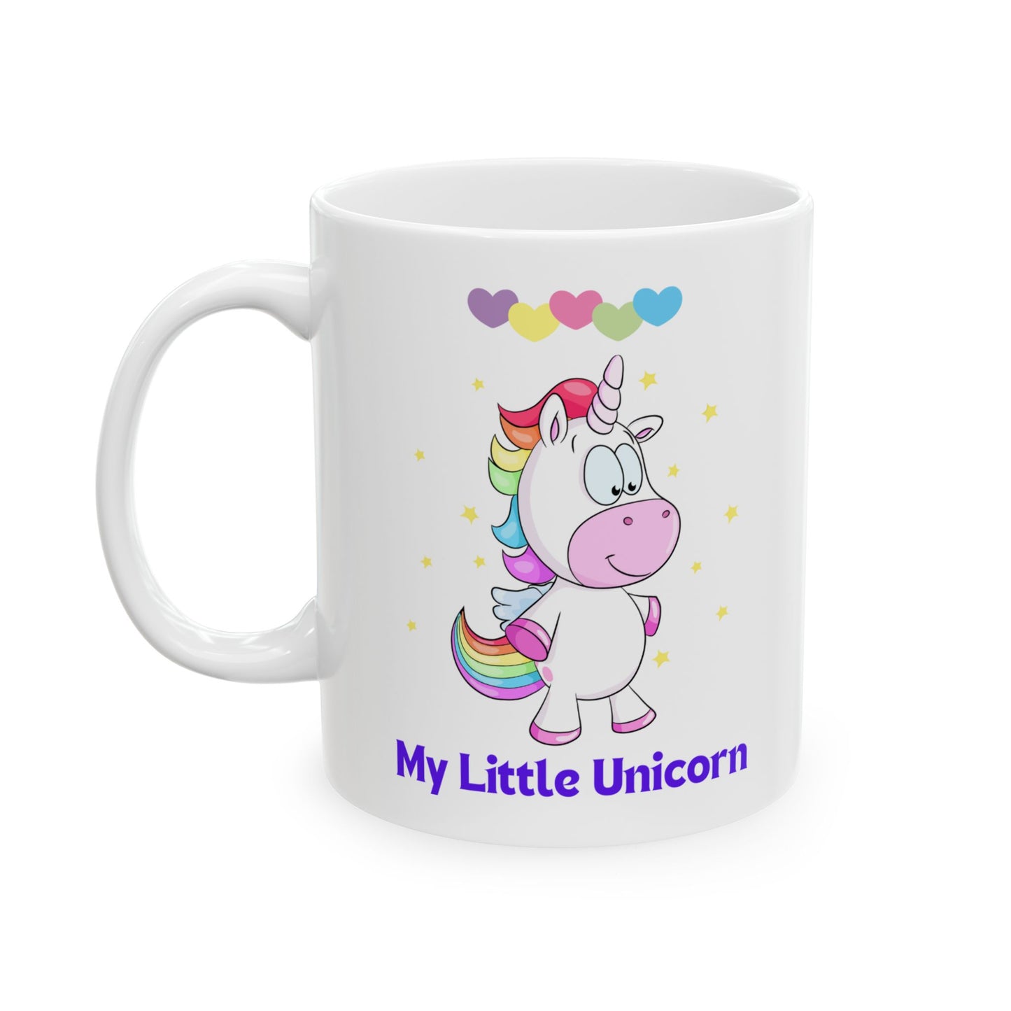 My Little Unicorn Love Mug 11-15 Ounces White