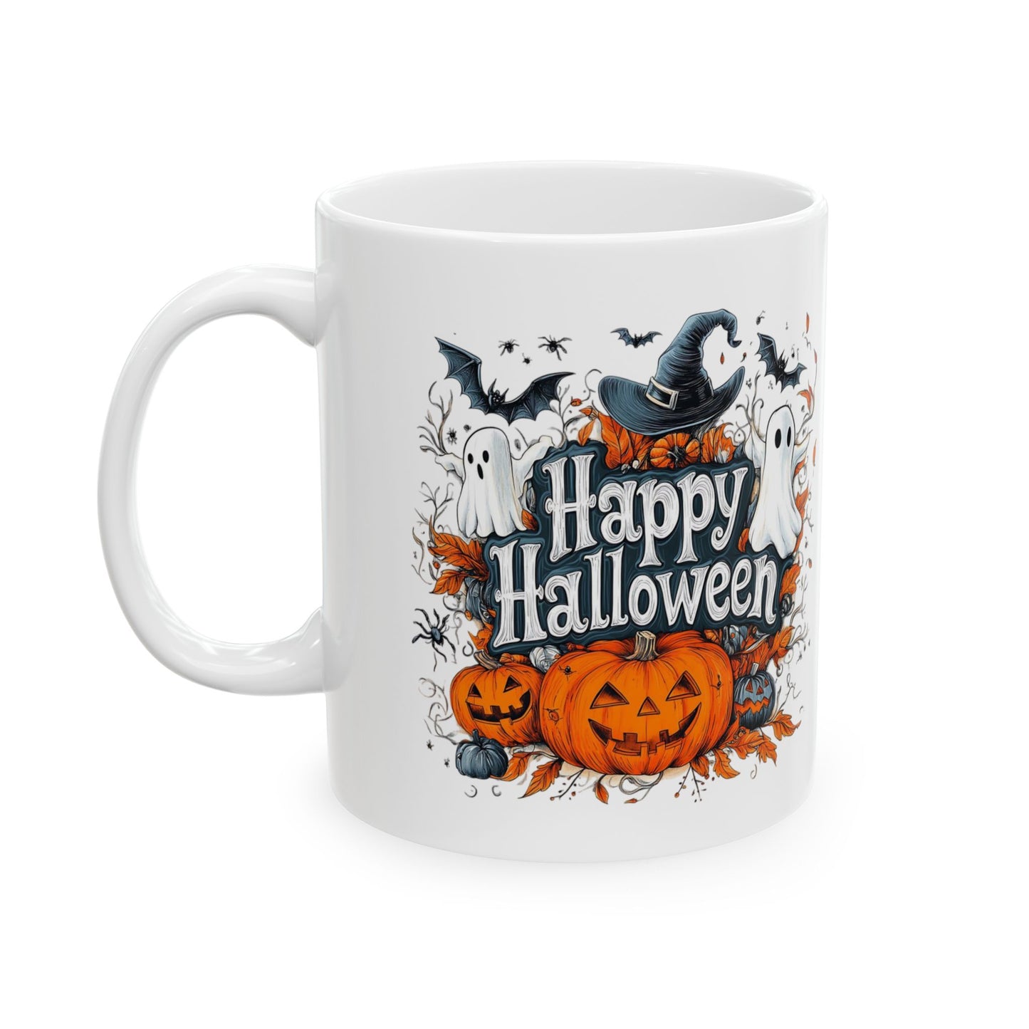 Happy Halloween Mug 11-15 Onces White