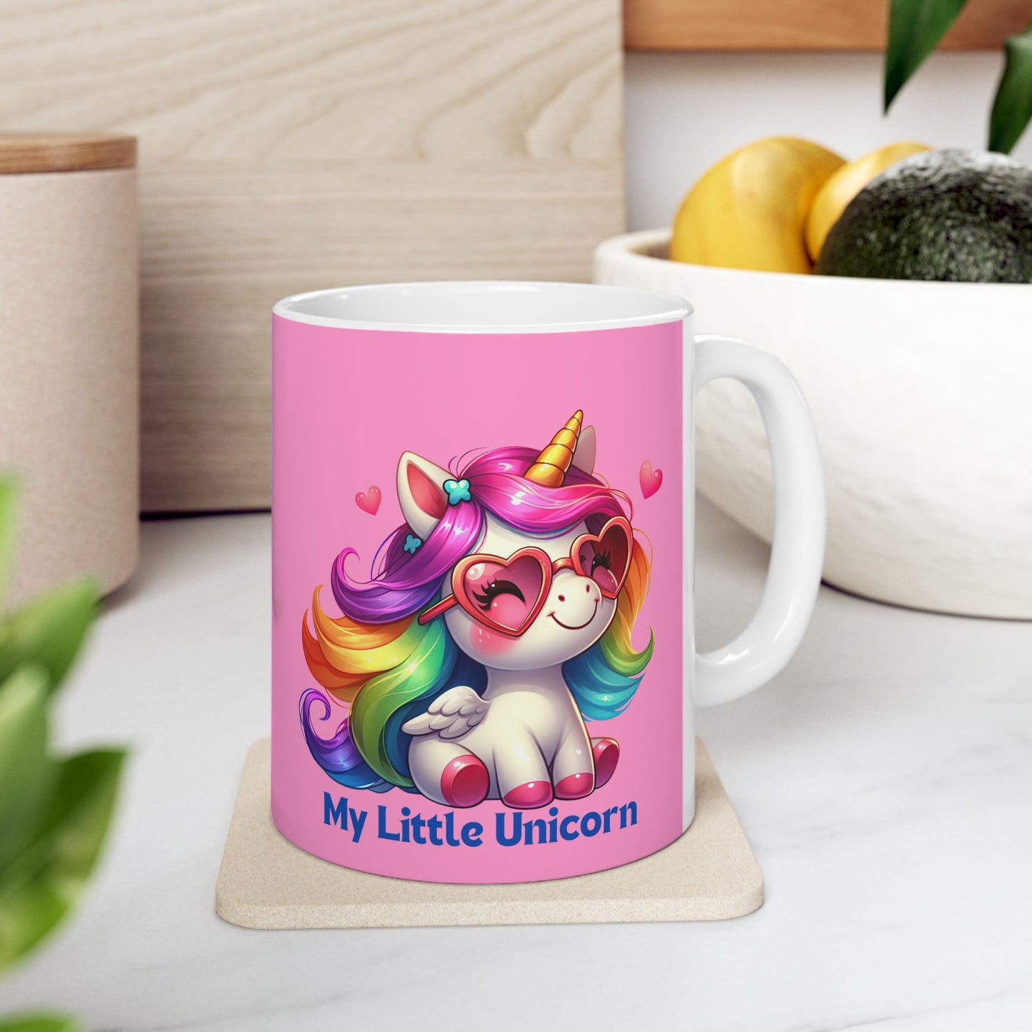 My Little Unicorn Fantasy Mug 11-15 Ounces Pink