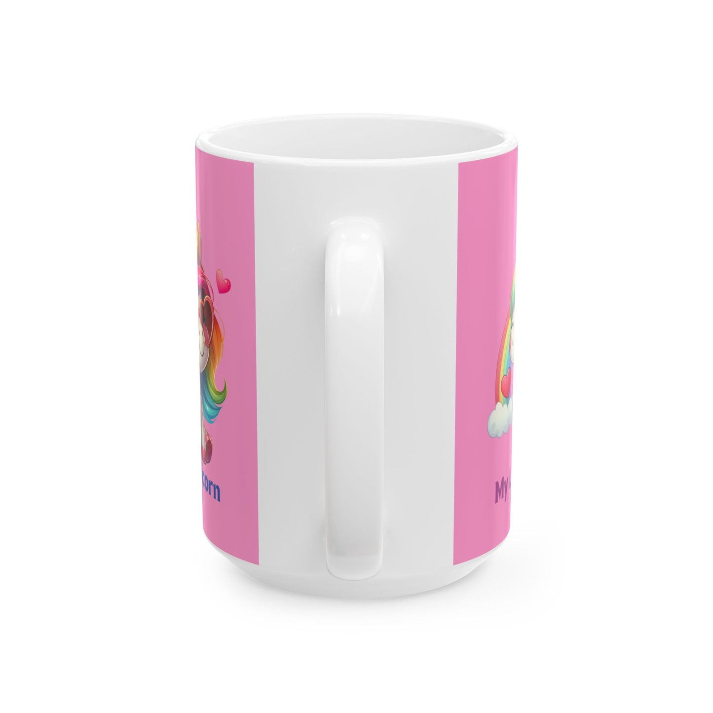My Little Unicorn Fantasy Mug 11-15 Ounces Pink
