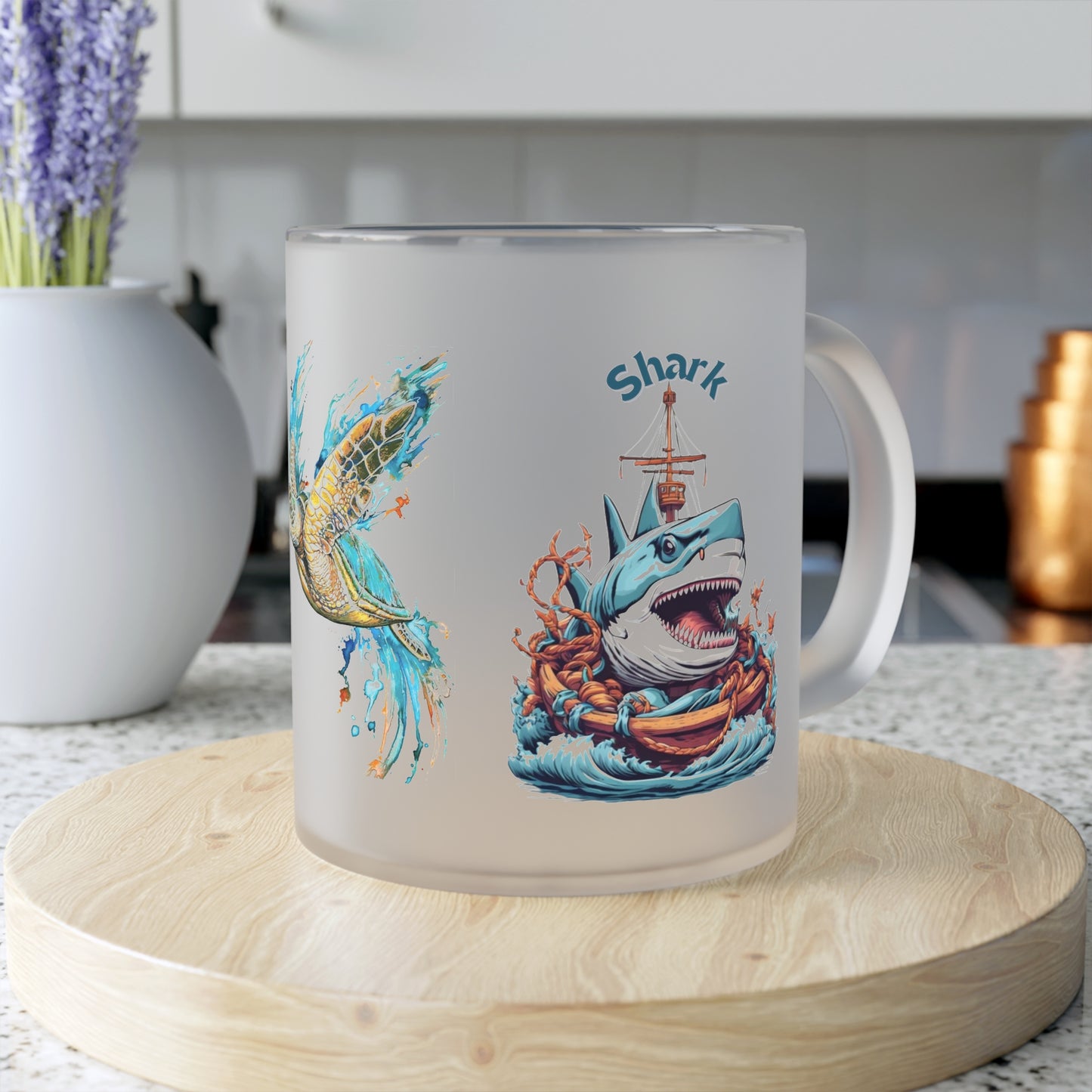 Frosted Glass Mug