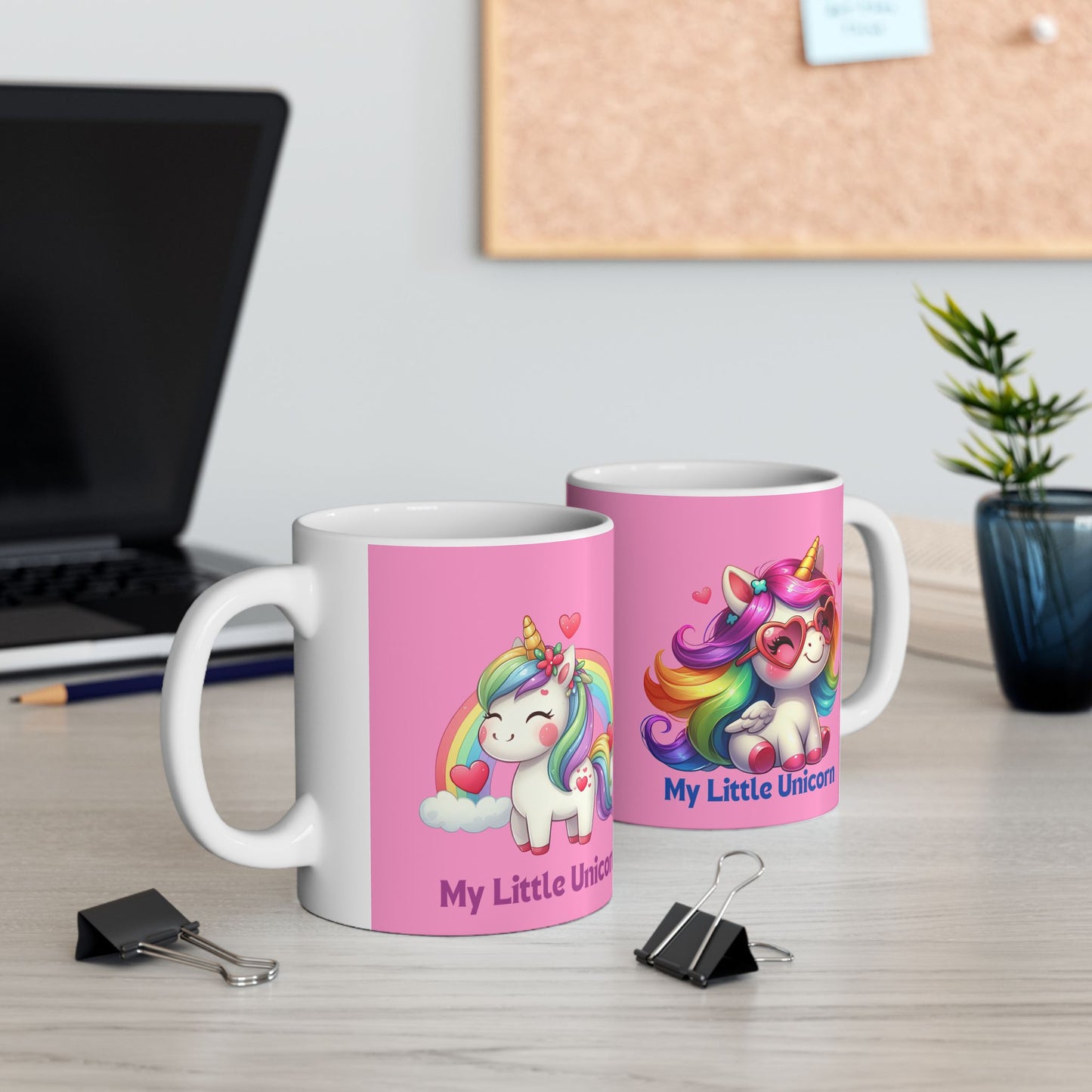 My Little Unicorn Fantasy Mug 11-15 Ounces Pink