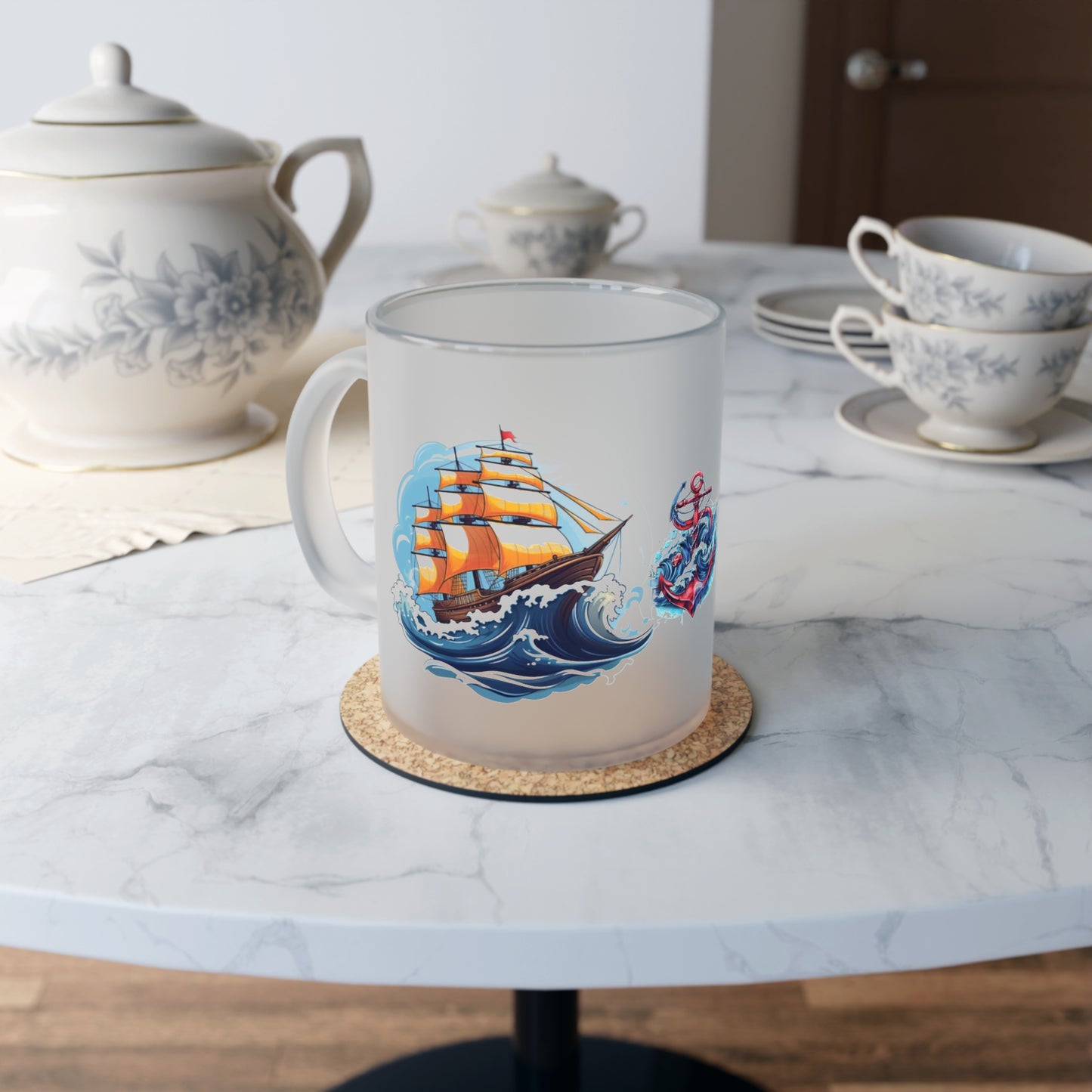 Frosted Glass Mug