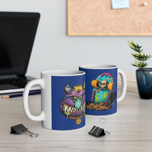 Monsters Mug 11-15 Onces Dark Blue