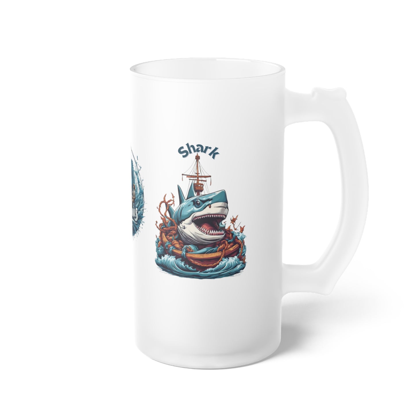 Frosted Glass Beer Mug