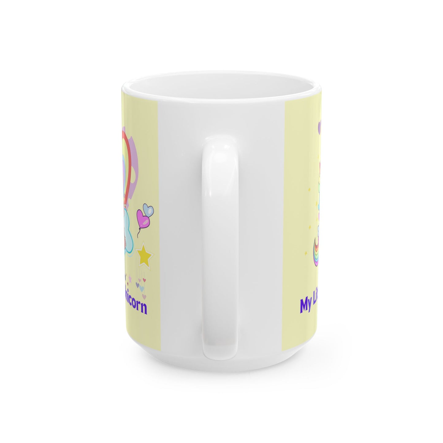 My Little Unicorn Love Mug 11-15 Ounces Yellow