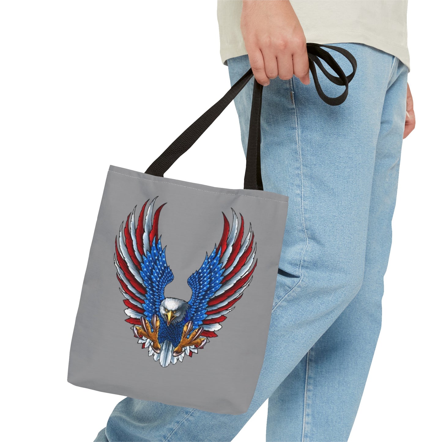 Eagle Usa Tote Bag Grey