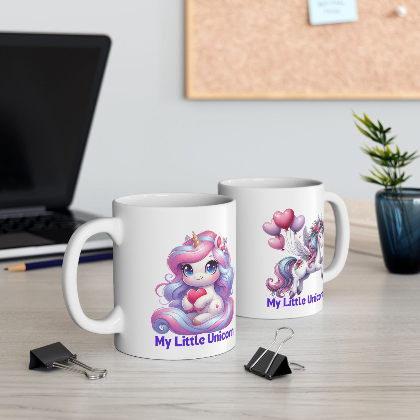 My Little Unicorn Horse Mug 11-15 Ounces White