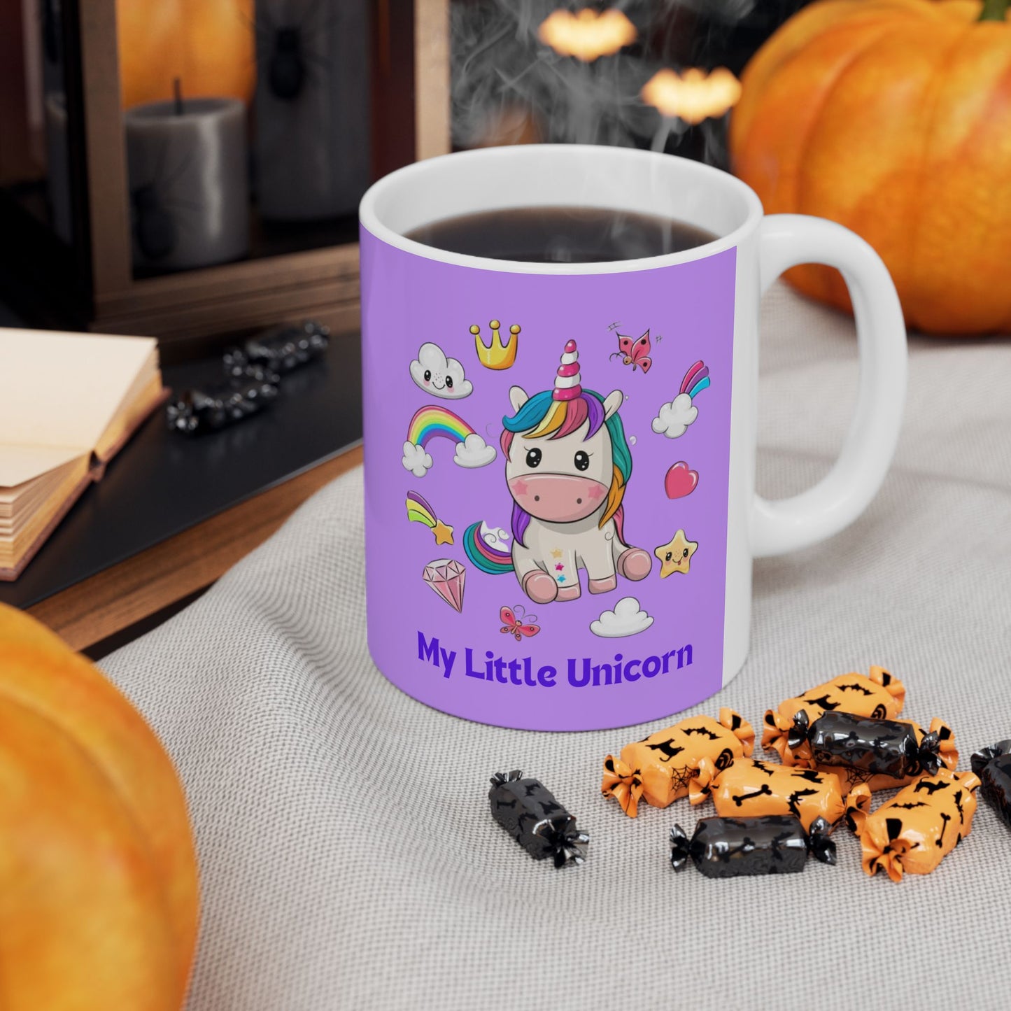 My Little Unicorn Fantasy Mug 11-15 Ounces Purple