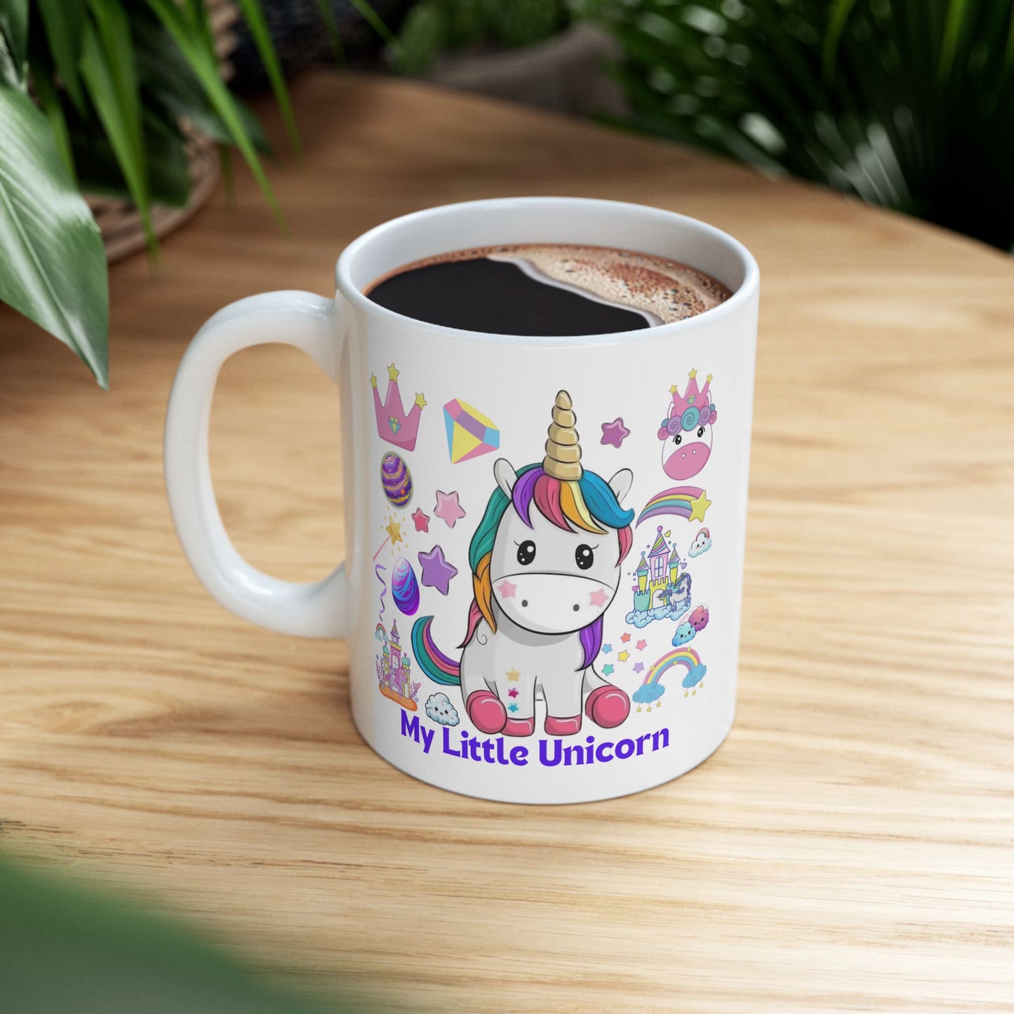 My Little Unicorn Fantasy Mug 11-15 Ounces White