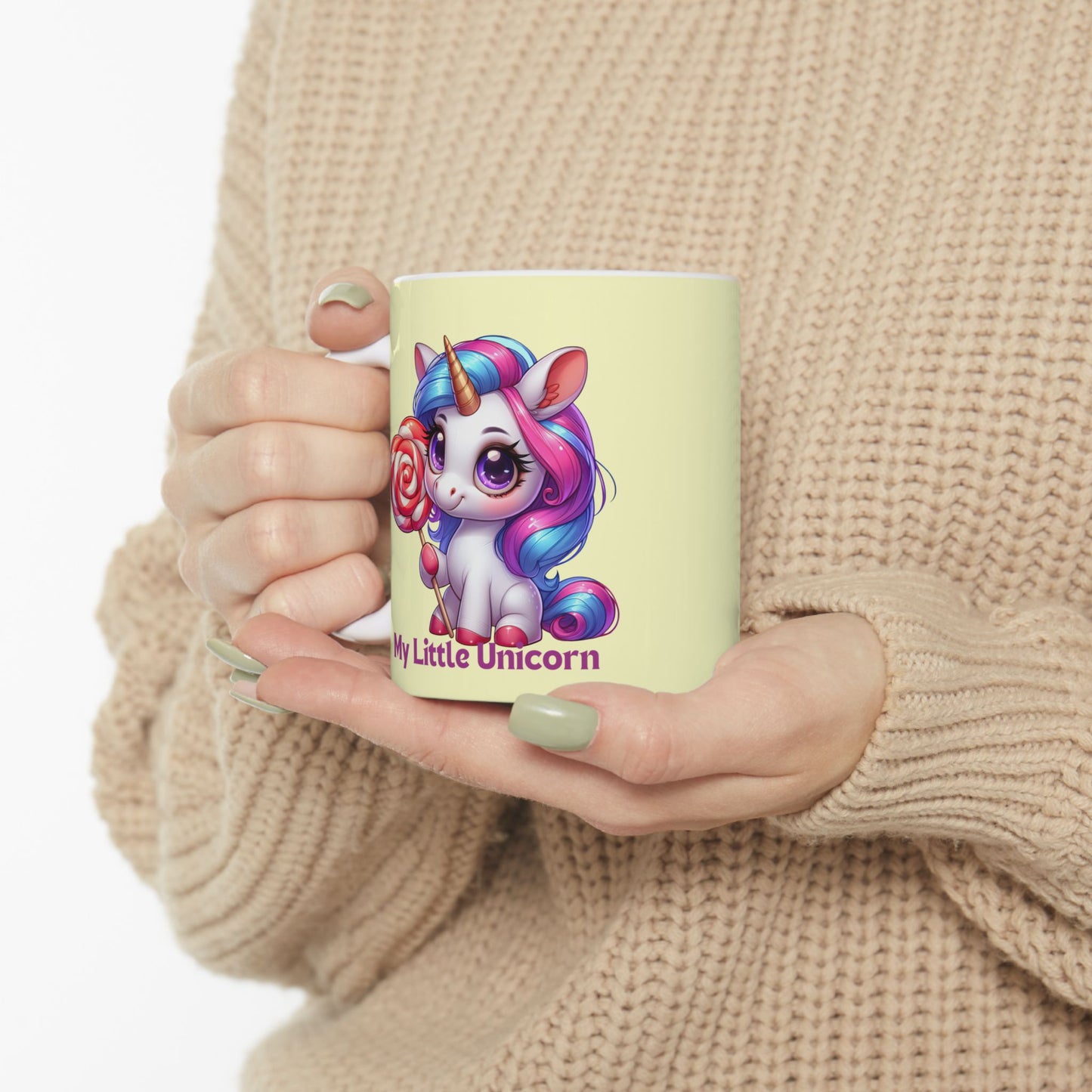 My Little Unicorn Castle Mug 11-15 Ounces Yellow