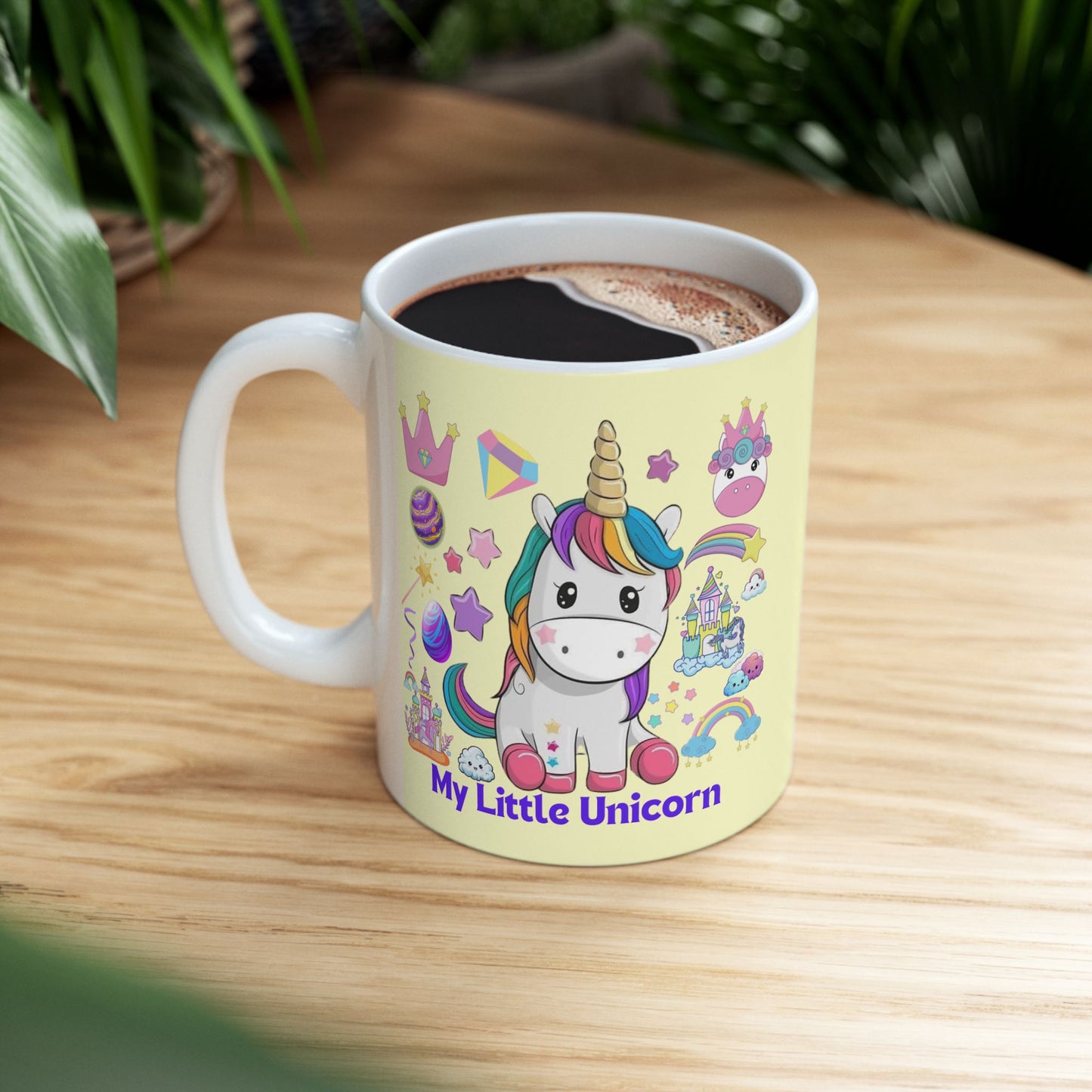 My Little Unicorn Fantasy Mug 11-15 Ounces Yellow
