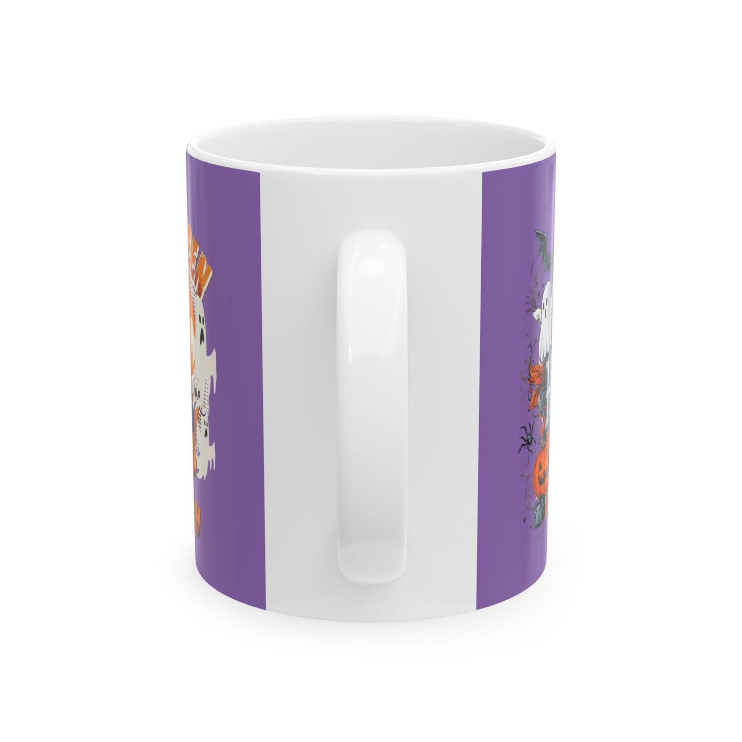 Happy Halloween Mug 11-15 Onces Light Purple