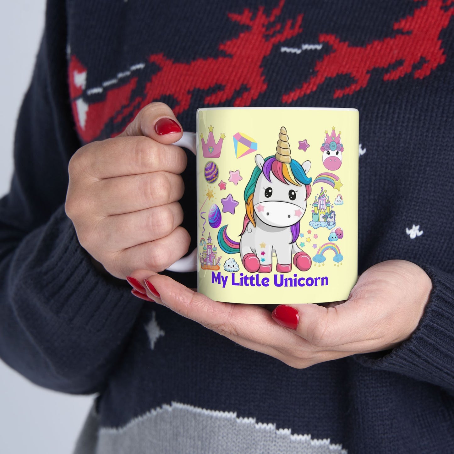 My Little Unicorn Fantasy Mug 11-15 Ounces Yellow
