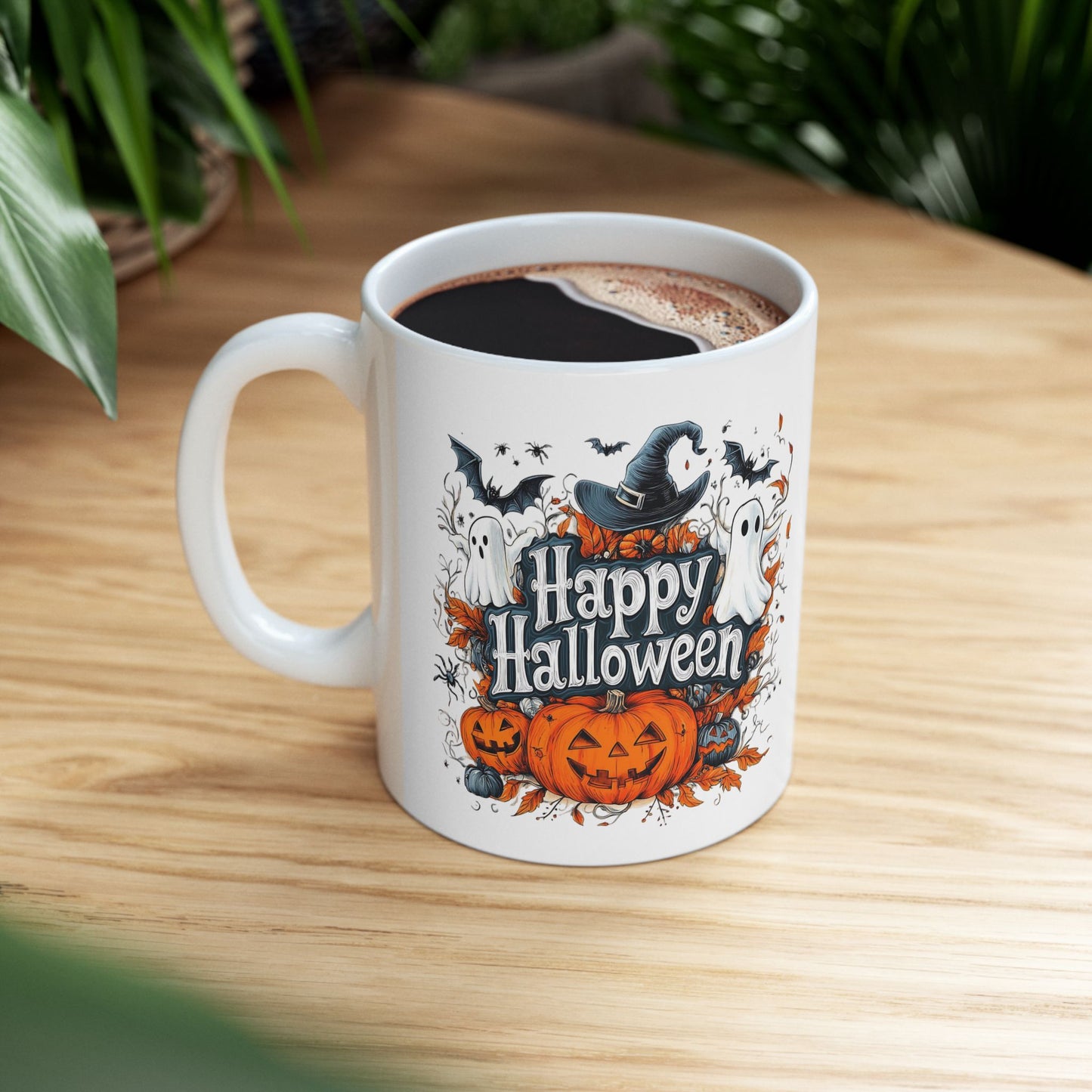 Happy Halloween Mug 11-15 Onces White
