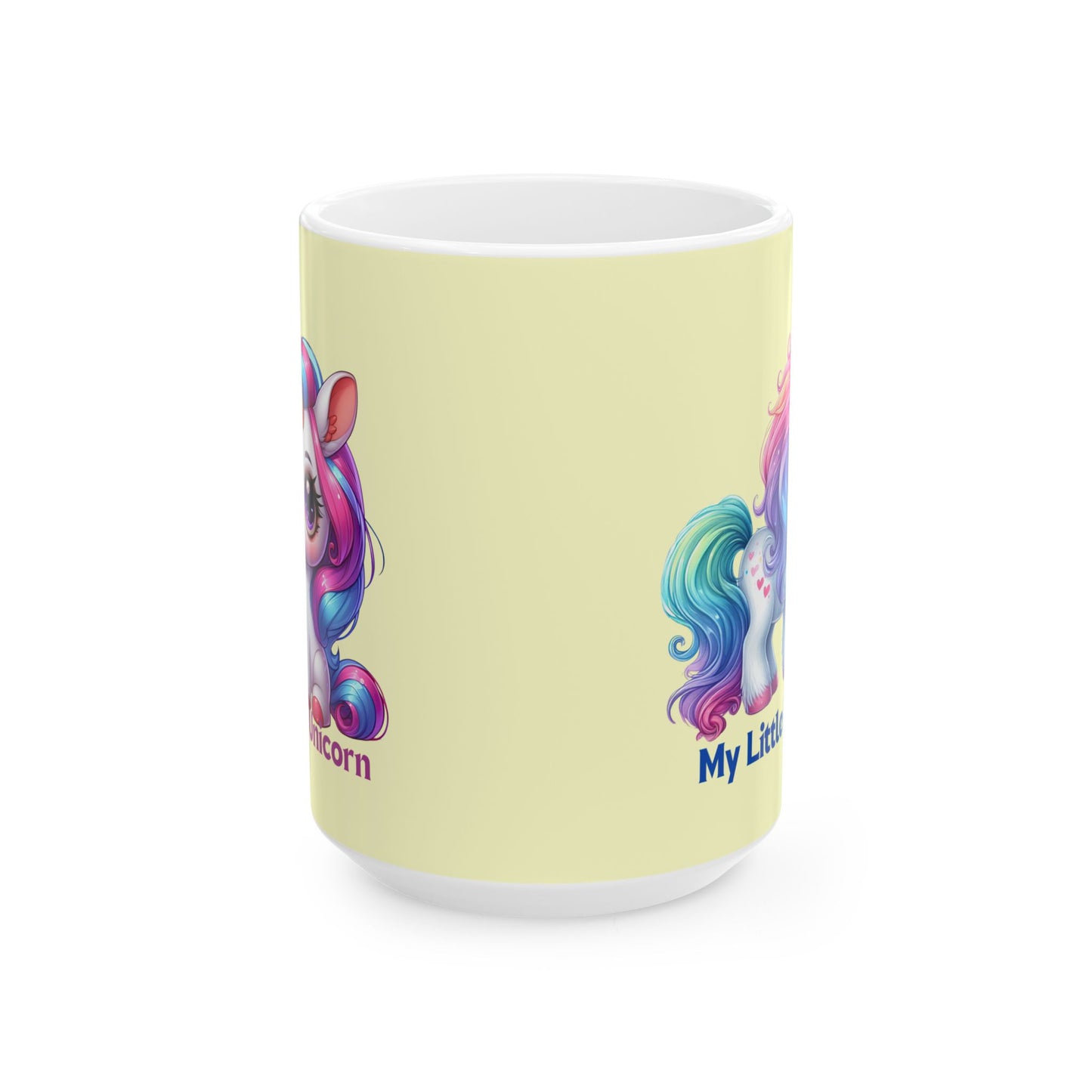 My Little Unicorn Castle Mug 11-15 Ounces Yellow