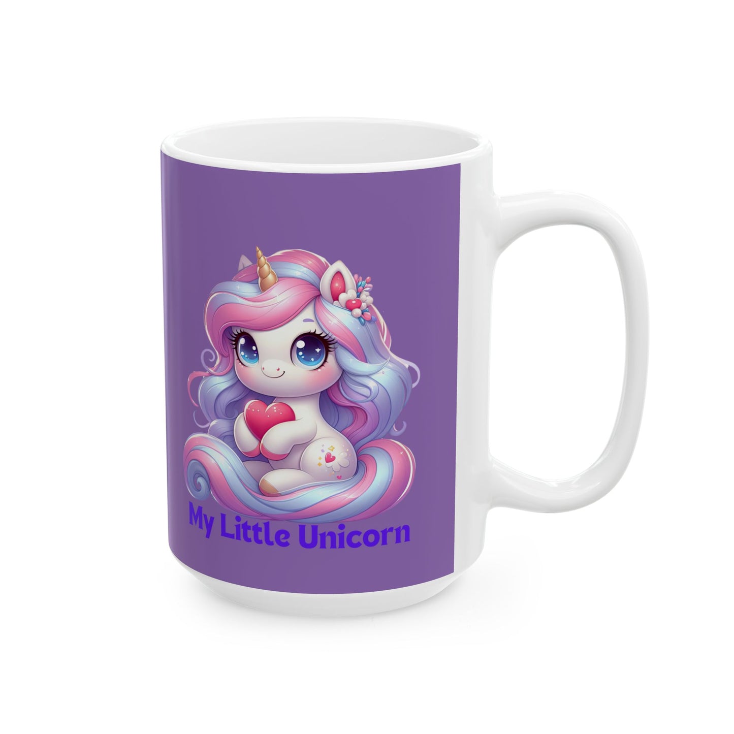 My Little Unicorn Sweet Mug 11-15 Ounces Light Purple