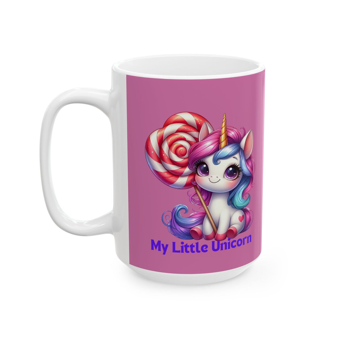 My Little Unicorn Sweet Mug 11-15 Ounces Light Pink