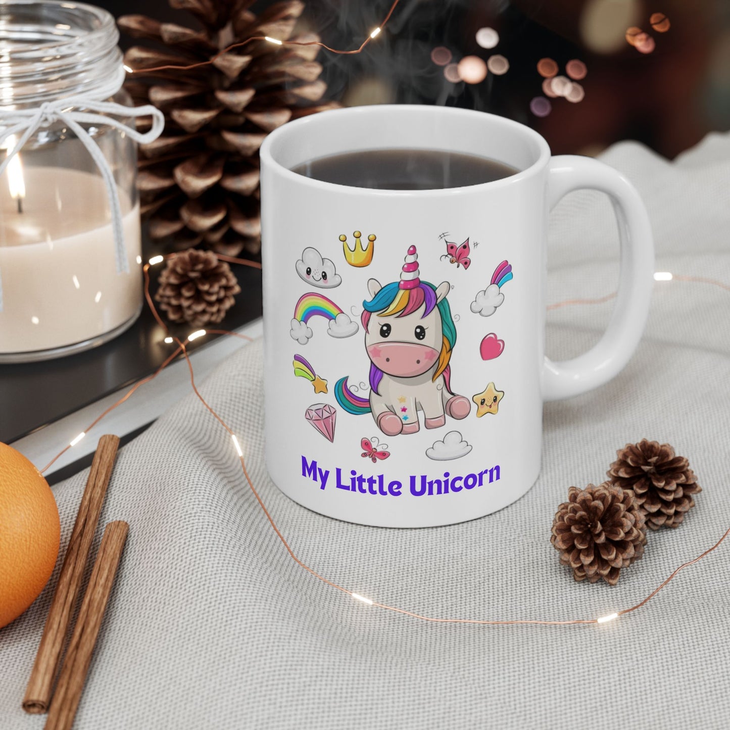 My Little Unicorn Fantasy Mug 11-15 Ounces White