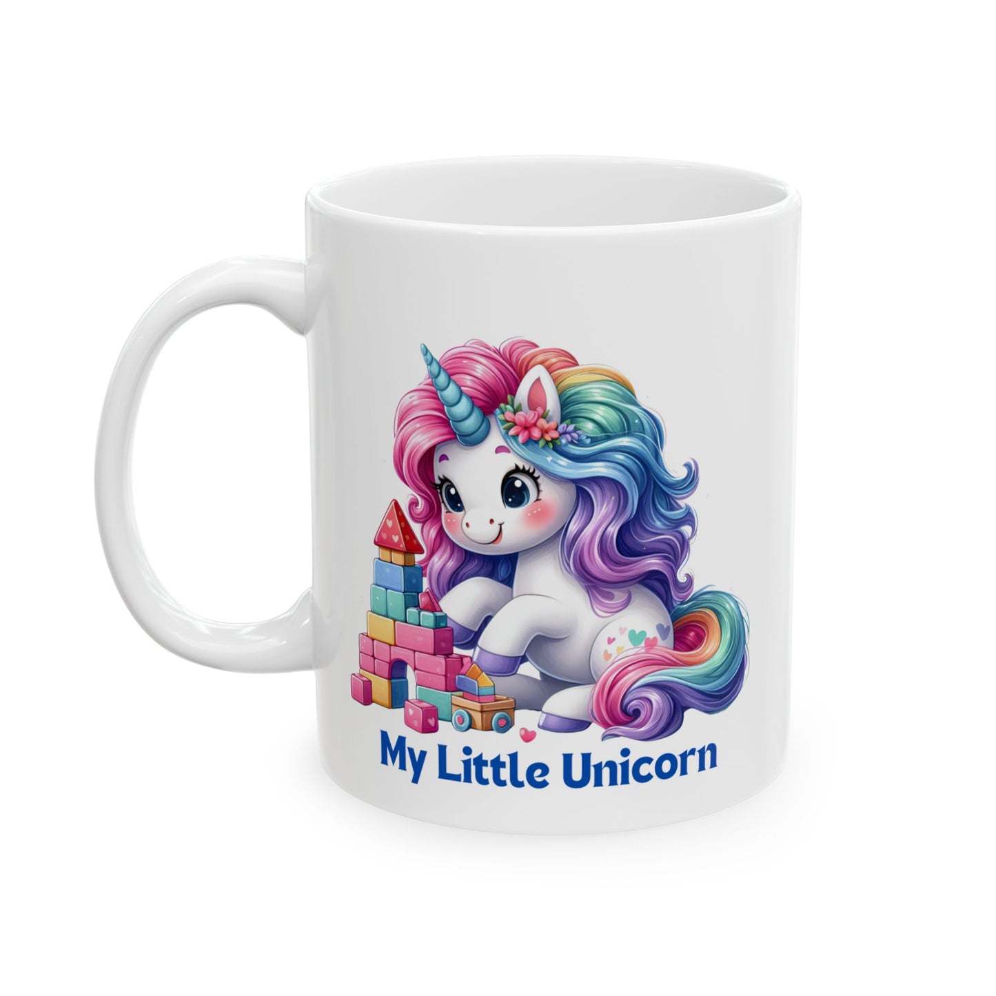My Little Unicorn Candy Mug 11-15 Ounces White