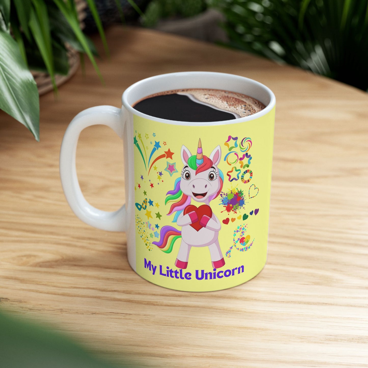 My Little Unicorn Couple Mug 11-15 Ounces Pink