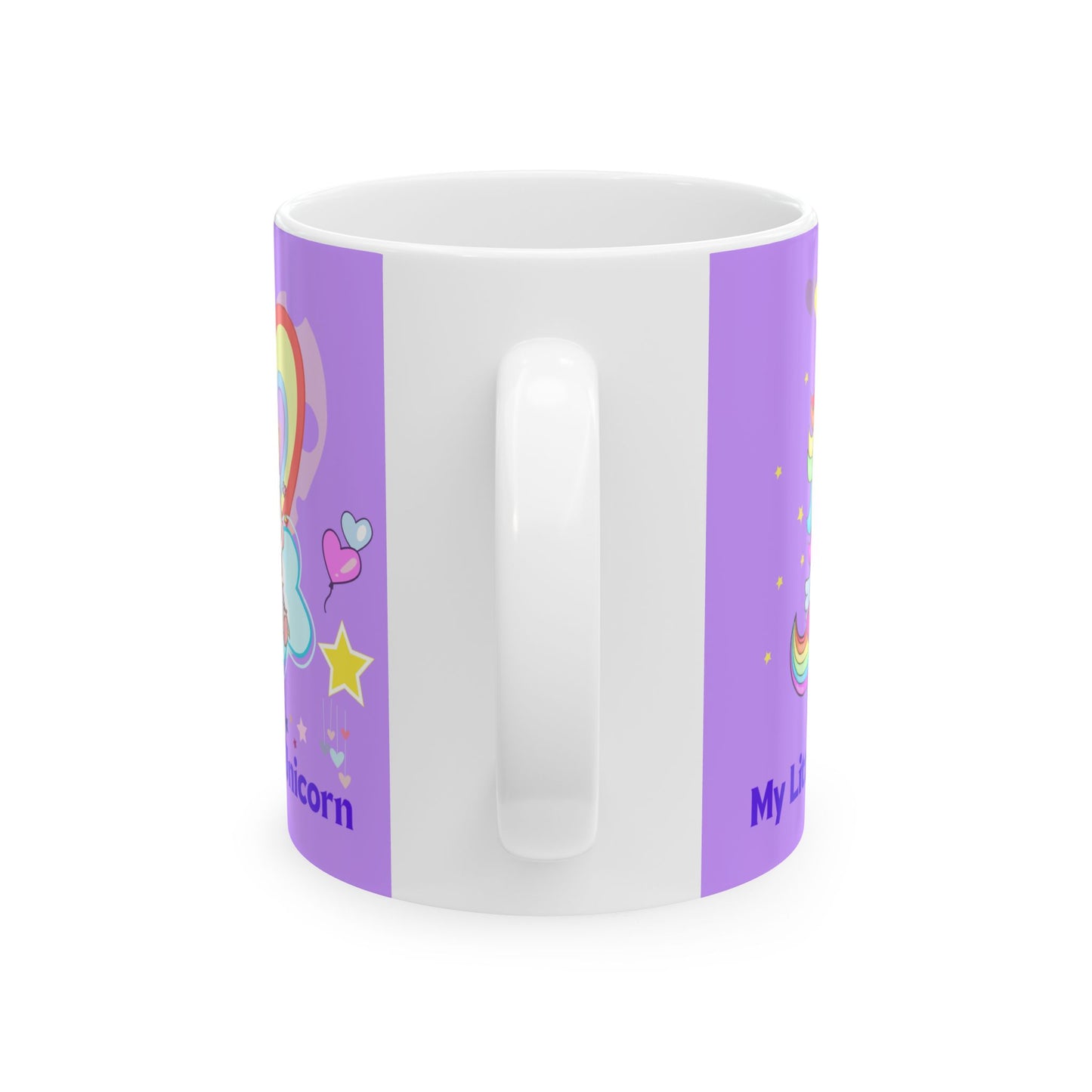 My Little Unicorn Love Mug 11-15 Ounces Purple