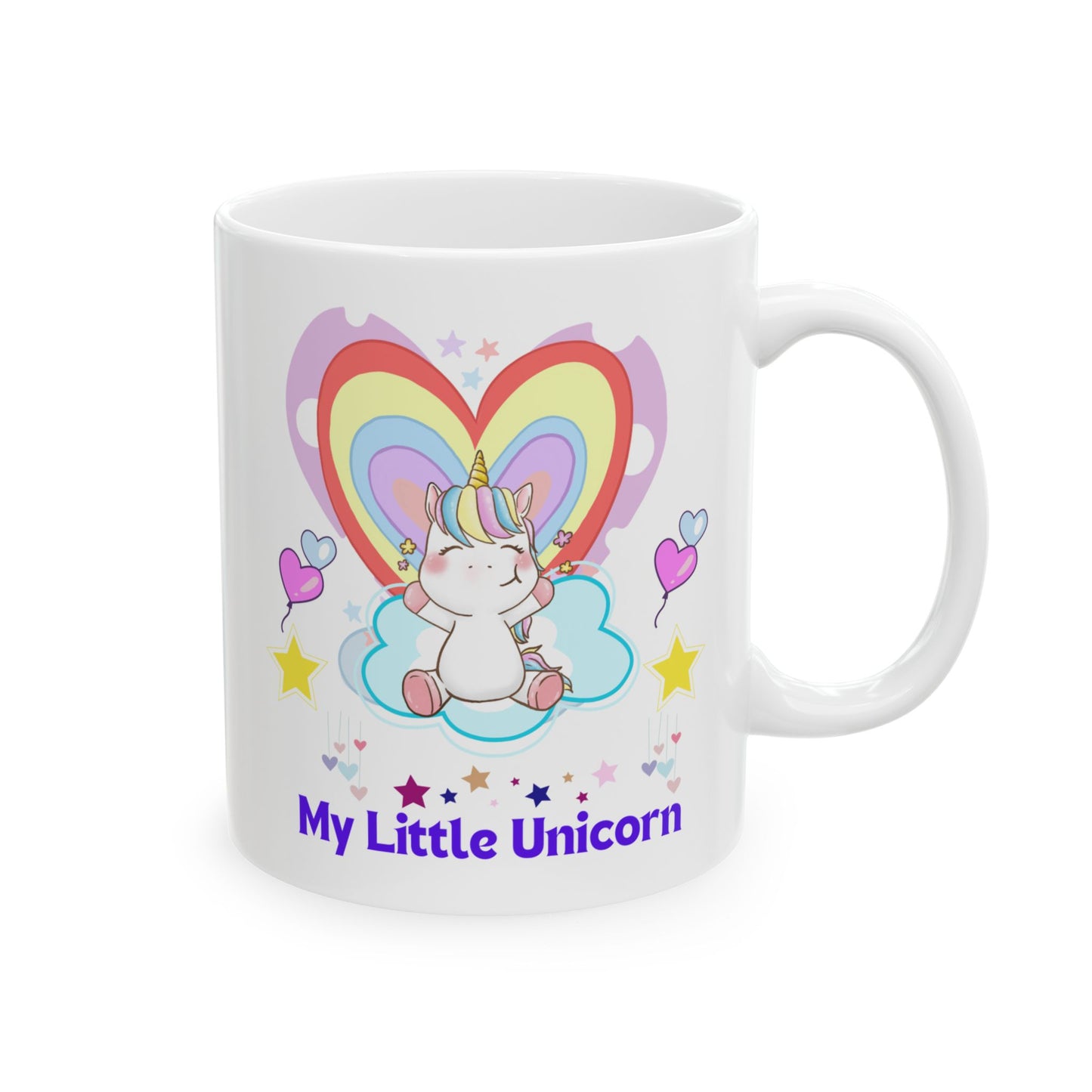 My Little Unicorn Love Mug 11-15 Ounces White