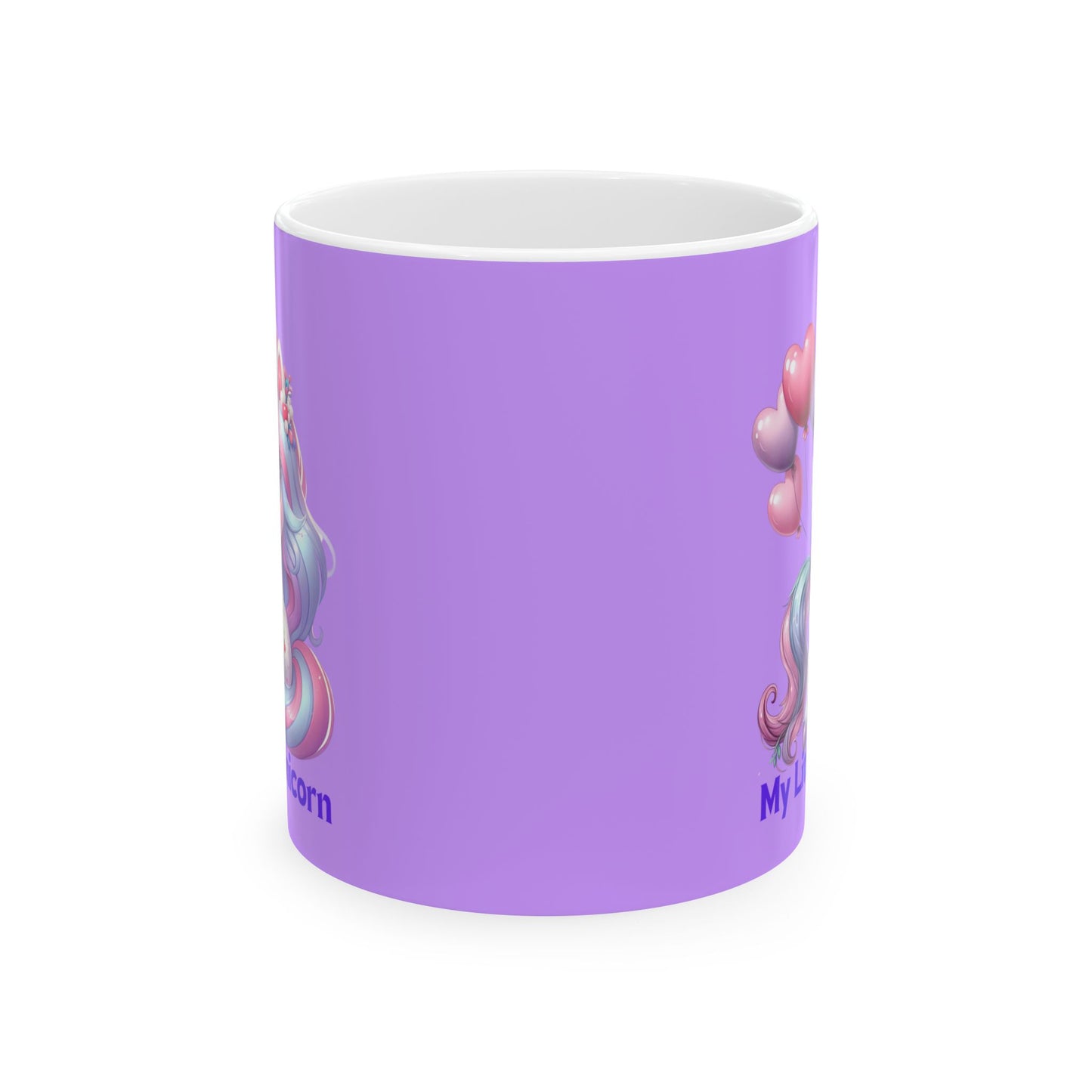 My Little Unicorn Horse Mug 11-15 Ounces Purple
